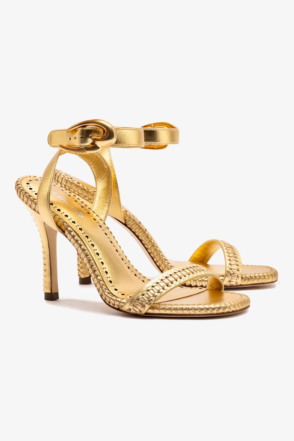 Verona Gold Metallic Leather Sandals - Women's Comfortable Strappy Summer Shoes for Beach, Vacation & Casual Outings