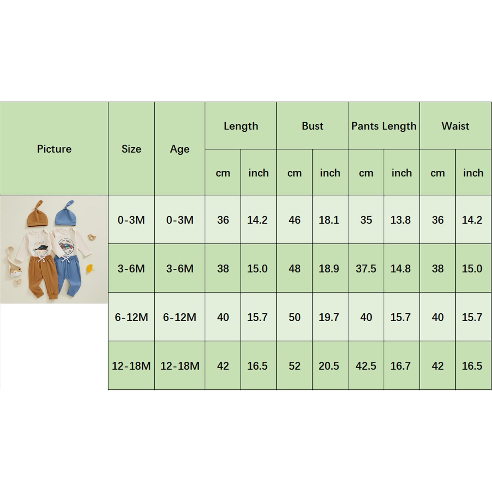 Chloefairy Newborn Baby Boy Fall Clothes Set - Mallard Duck Hunting Romper, Pants & Hat 3-Piece Outfit | Cozy Autumn Wear for Photo Shoots, Family Gatherings & Outdoor Adventures