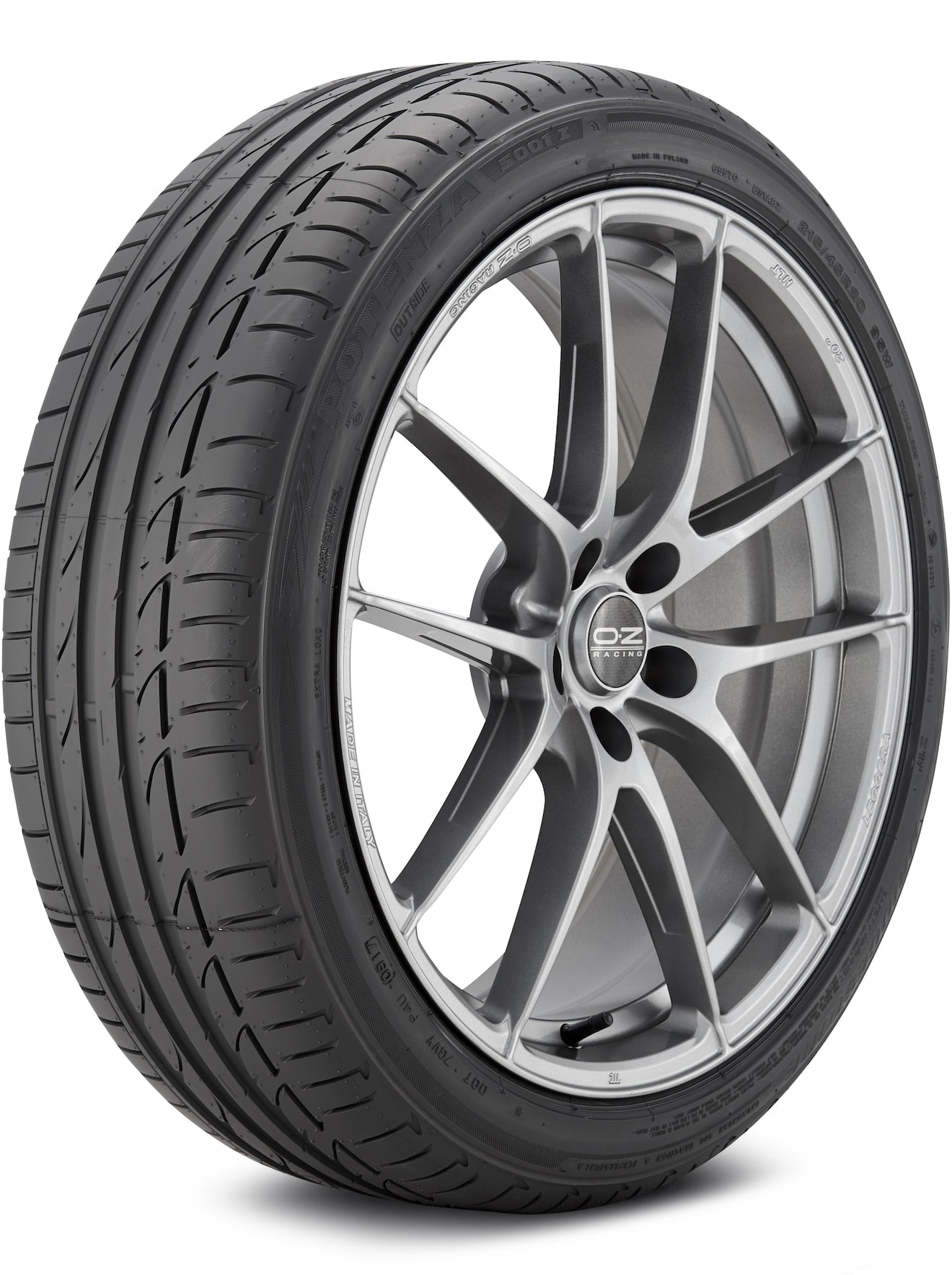 Bridgestone Potenza S001 195/50R20 XL 93W High Performance Tires - Perfect for Sports Cars, Luxury Sedans & High-Speed Driving