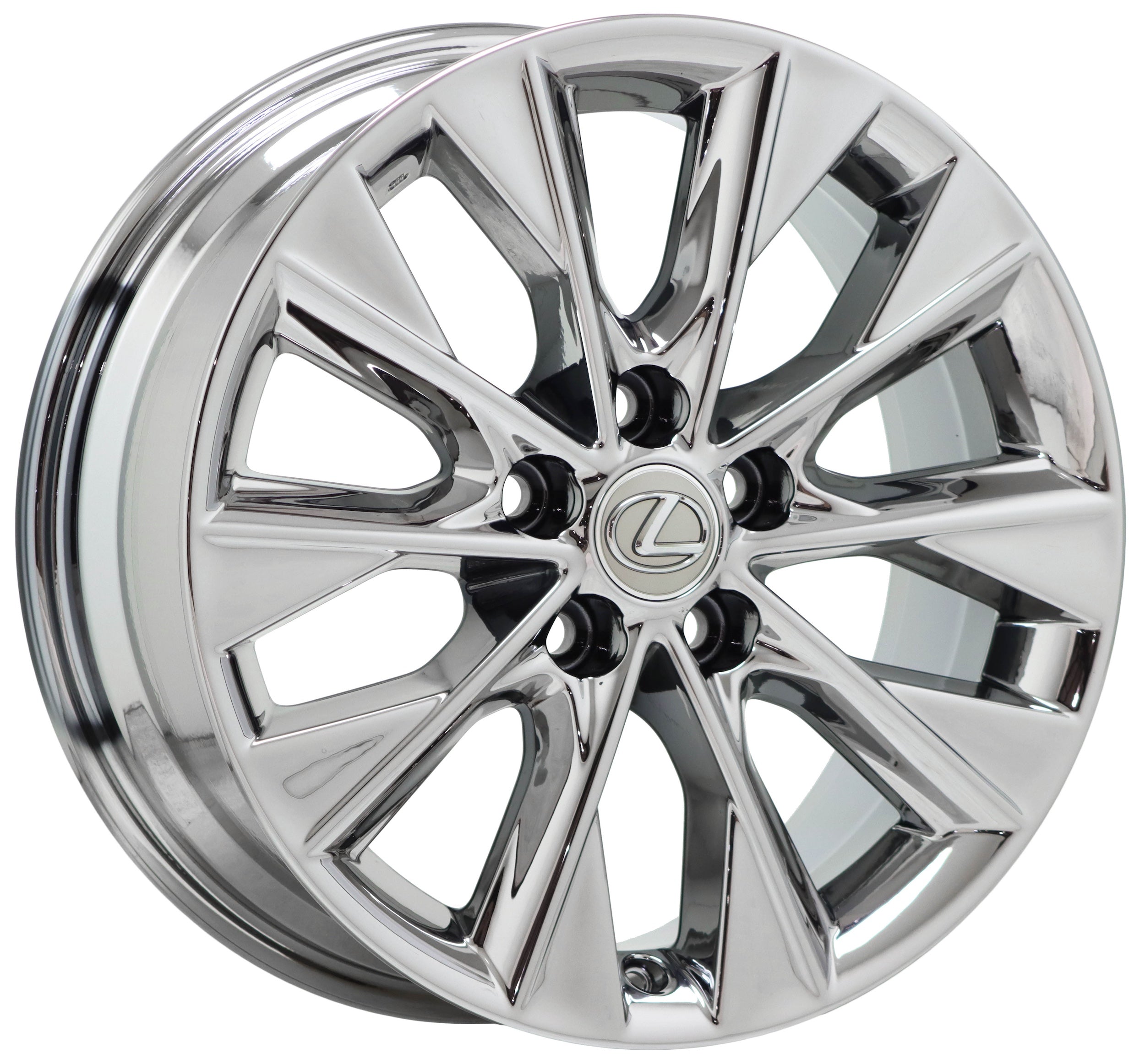 Original Lexus ES300H ES350 Bright Chrome Wheel Rim OEM 74275 x1 - Perfect for Luxury Car Upgrades & Replacement Parts