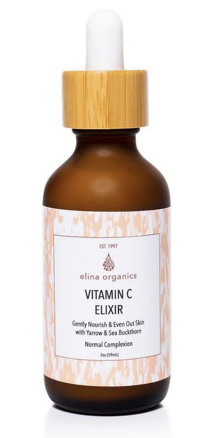 Best Vitamin C Elixir Serum for Face - Brightening & Anti-Aging Skincare Treatment - Day & Night Use for Glowing Skin