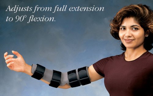 Progress Elbow Orthosis Support Brace - Small/Medium Size for Adults | Pain Relief & Injury Recovery for Tennis Elbow, Arthritis & Post-Surgery Support