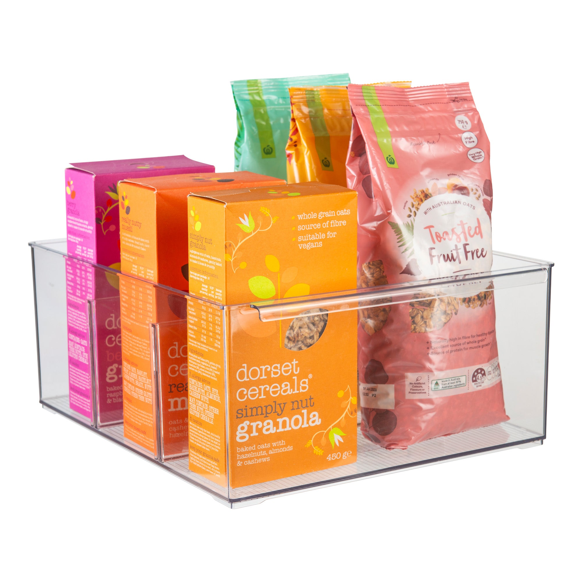 LONG Stackable Pantry Storage Container X Large - Airtight Food Storage Bins for Kitchen, Pantry & Bulk Food Organization - Perfect for Flour, Sugar, Rice & Dry Goods