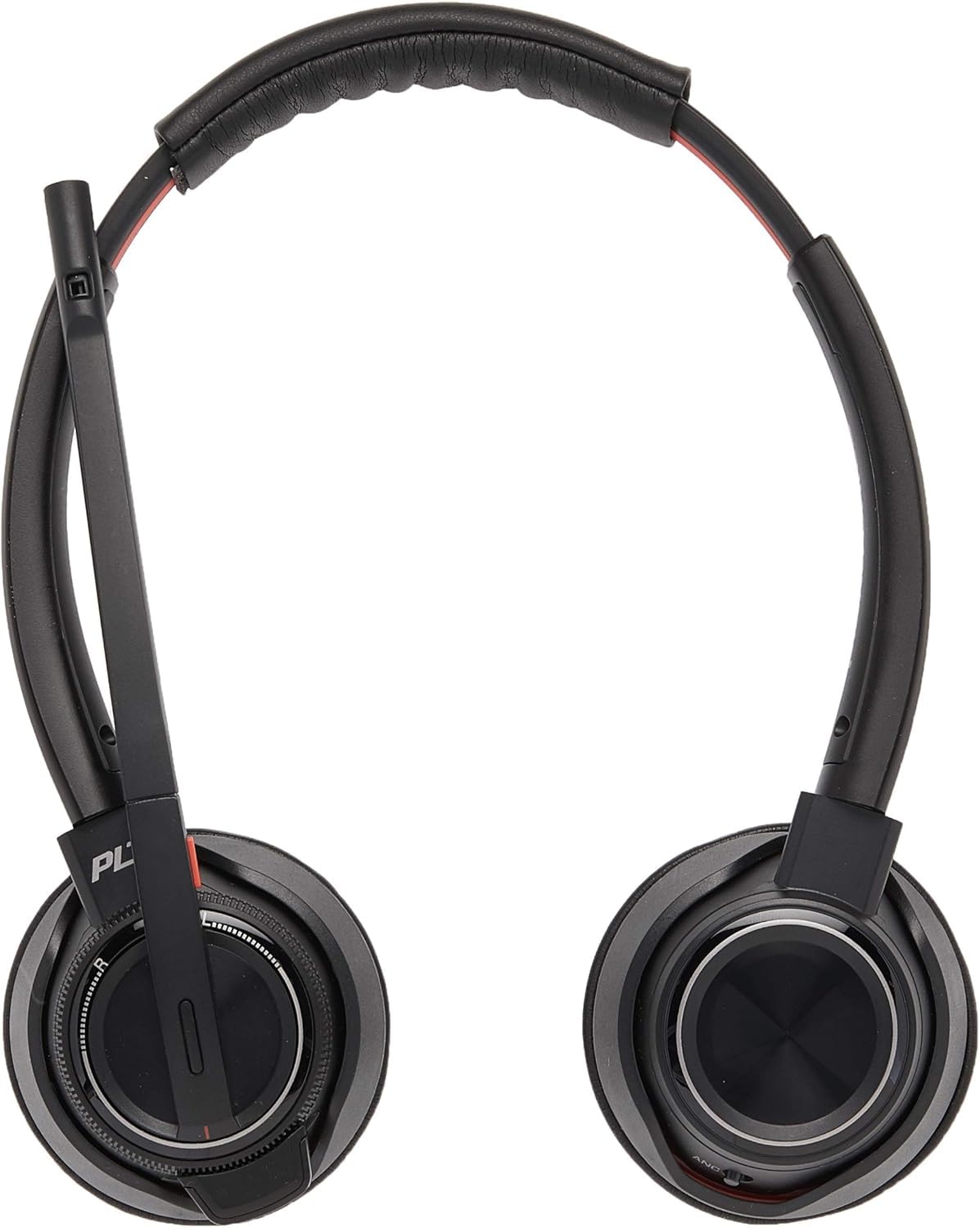 Plantronics SAVI 8200 Series W8220-M Wireless DECT Headset System - Certified for Skype for Business & Microsoft Teams | Noise-Canceling Office Headset for Professional Calls & Remote Work