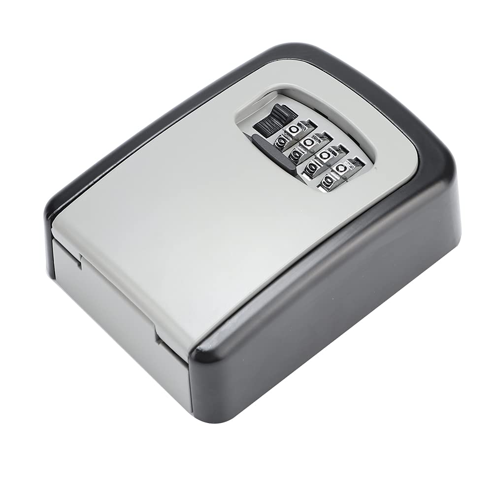 FUWE Key Lock Box - Secure & Easy to Use Key Storage for Home, Car, and Outdoor | Prevent Hammering & Theft | Ideal for Spare Keys, Airbnb Hosts, and Property Managers