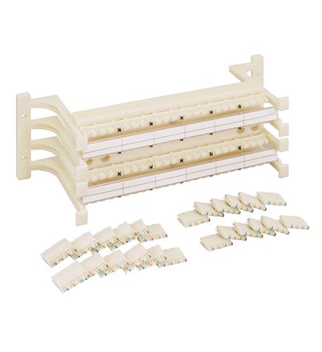 96 Pair Cat 6 ICC 110 Wiring Block with Feet (IC110WK966) - Ideal for Network Rack Installations and Structured Cabling Systems
