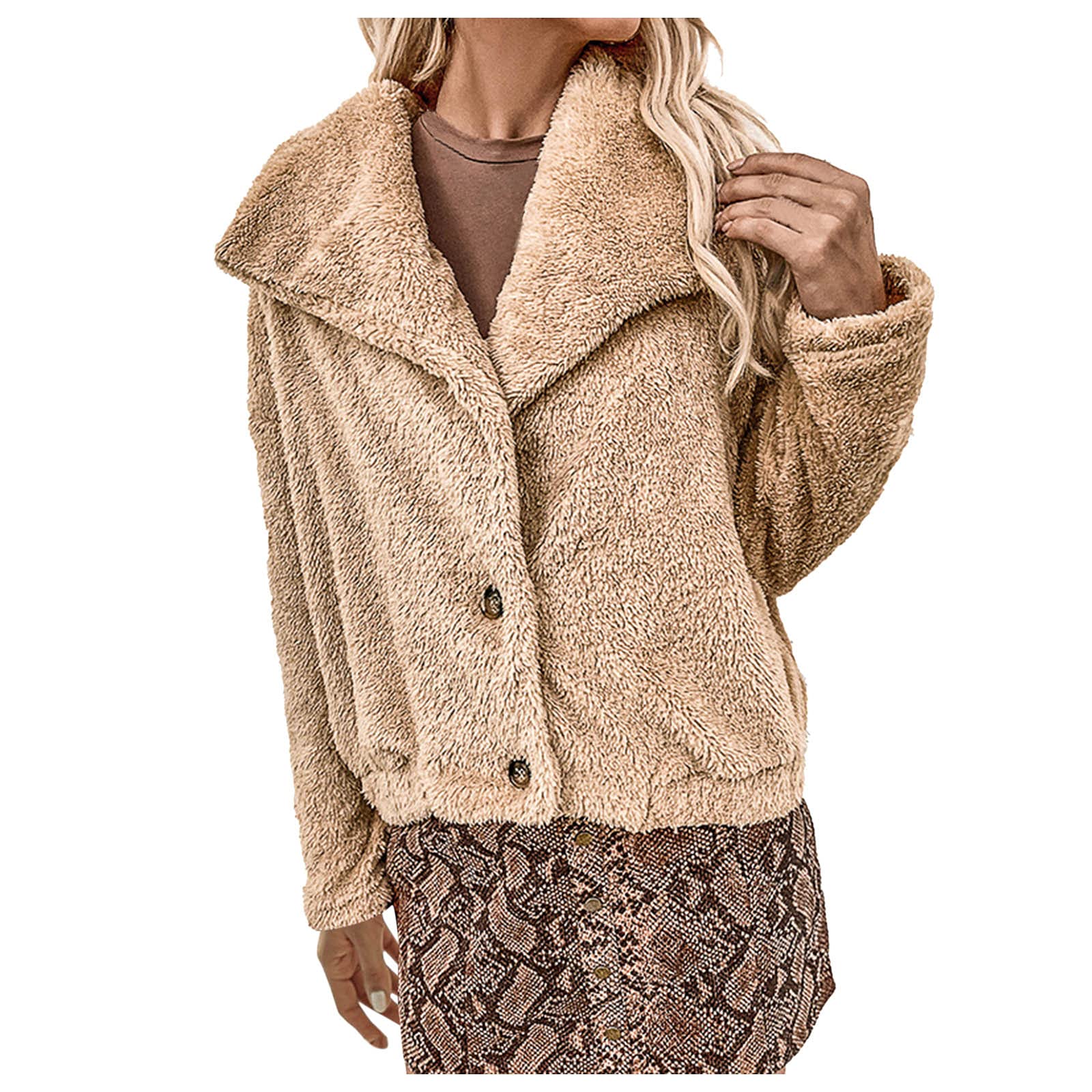 Women's Slim Long Sleeve Blazer Jacket - Office & Casual Wear