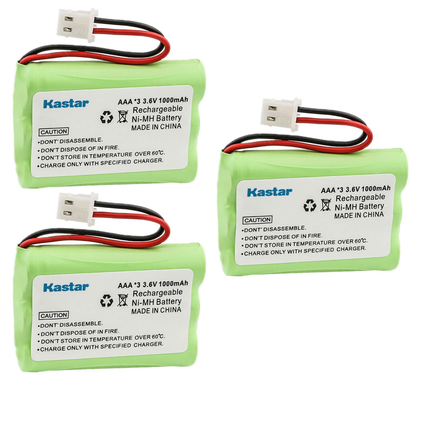 Kastar 3-Pack Replacement Battery for Sony JB6AAANM3BMX MR-100 MR100 & Verge V58CID V58HS V58ITAD & Wave Technologies OL2400-OL2499 OL3020 OL5800-OL5815 - Long-Lasting Power for Cameras, Medical Devices & Portable Electronics