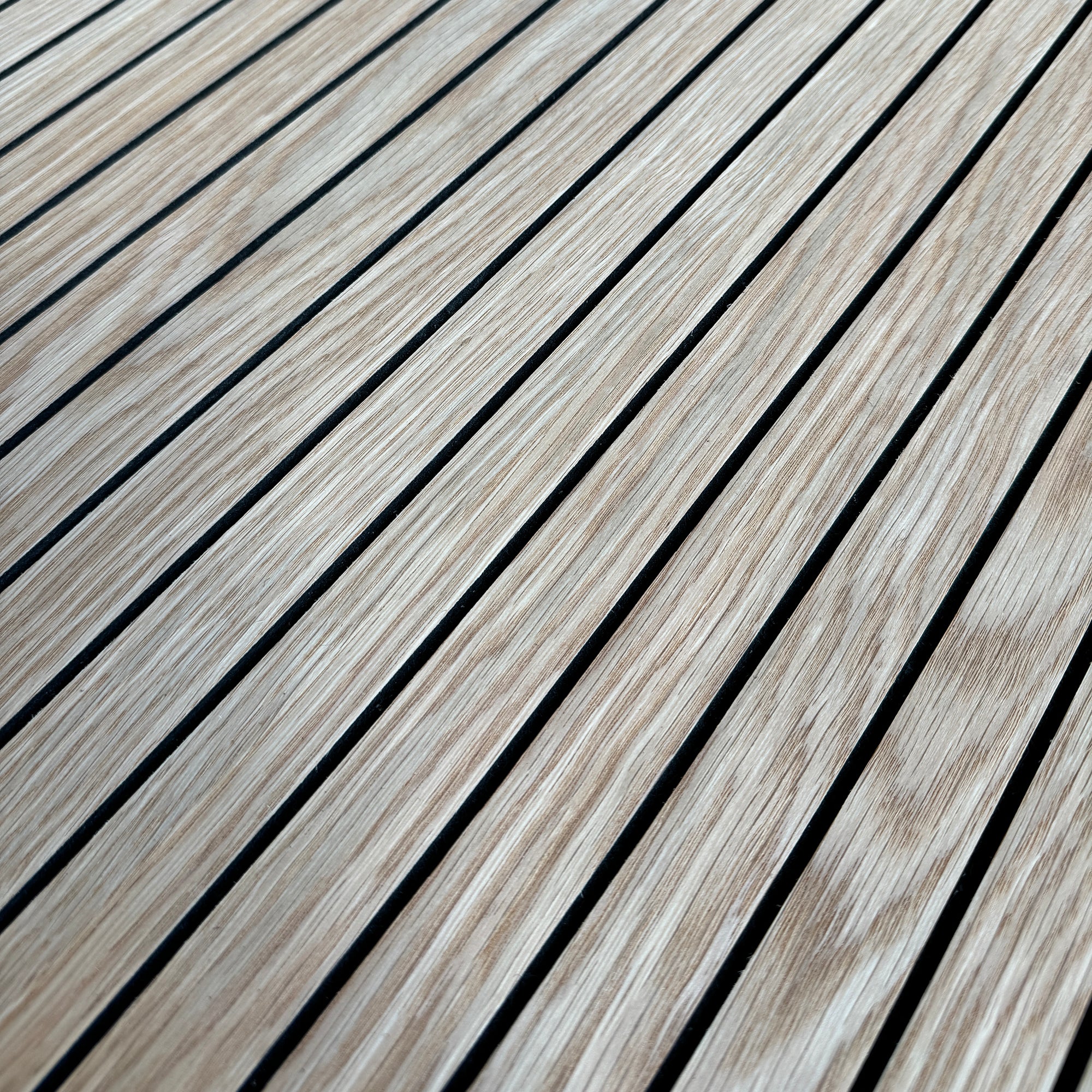 WOODFLEX Flexible Acoustic Wood Slat Wall Panel - Oak Veneer 2700mm x 600mm Slim Design for Home Theater & Office Soundproofing