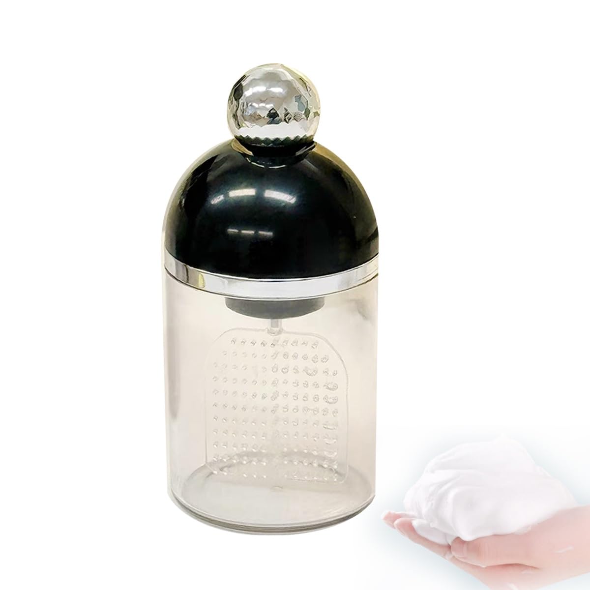 Electric Foam Maker for Face Wash & Cleanser - Automatic Foaming Machine for Liquid Soap, Shampoo, Body Wash | Black Skincare Device for Gentle Cleansing (Perfect for Daily Facial Routine & Spa Treatments)
