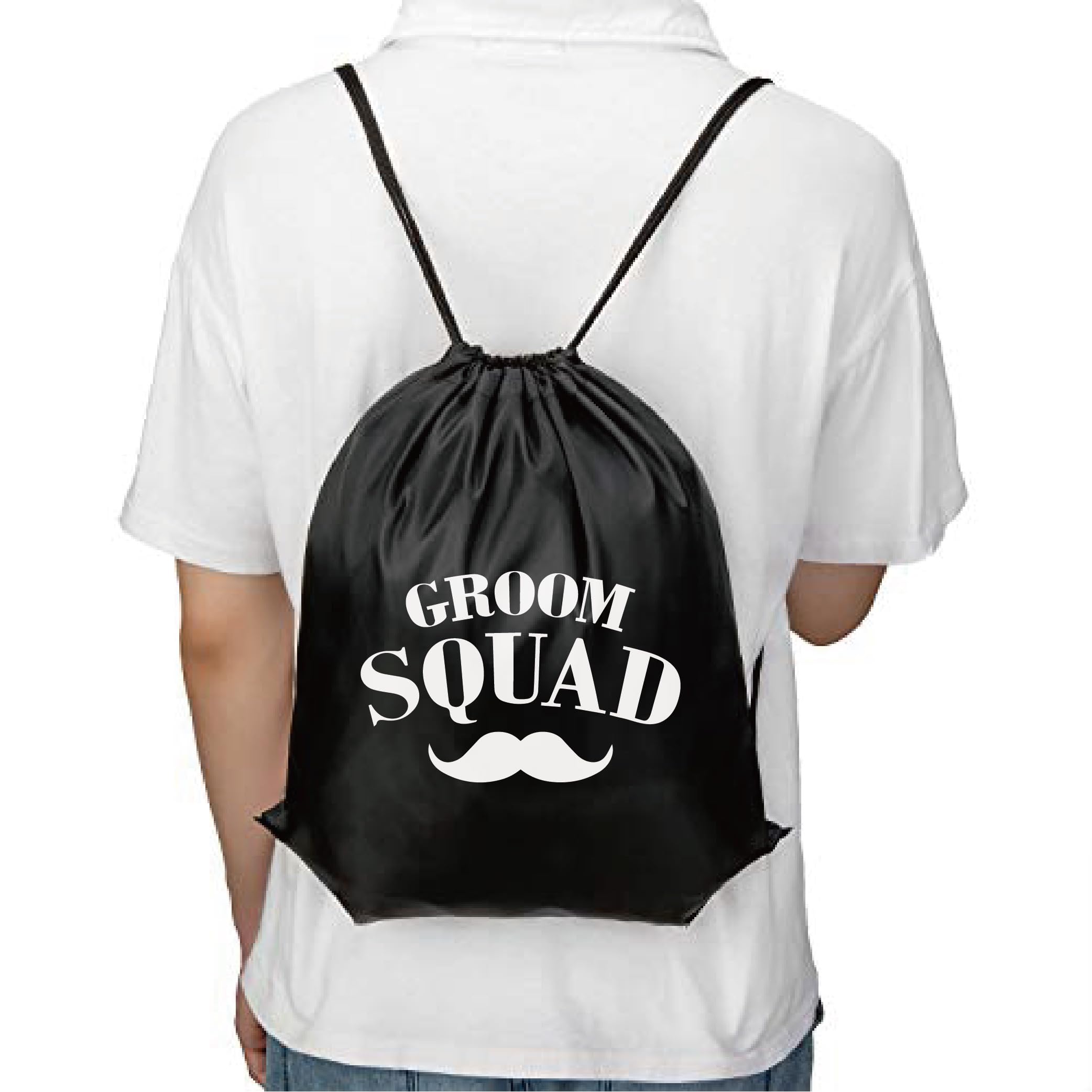 7-Pack Groomsmen Gift Bags With Drawstring - Wedding Party Favors for Groom Squad, Bachelor Party & Bridal Shower - Perfect for Wedding Accessories & Groomsmen Proposal Gifts