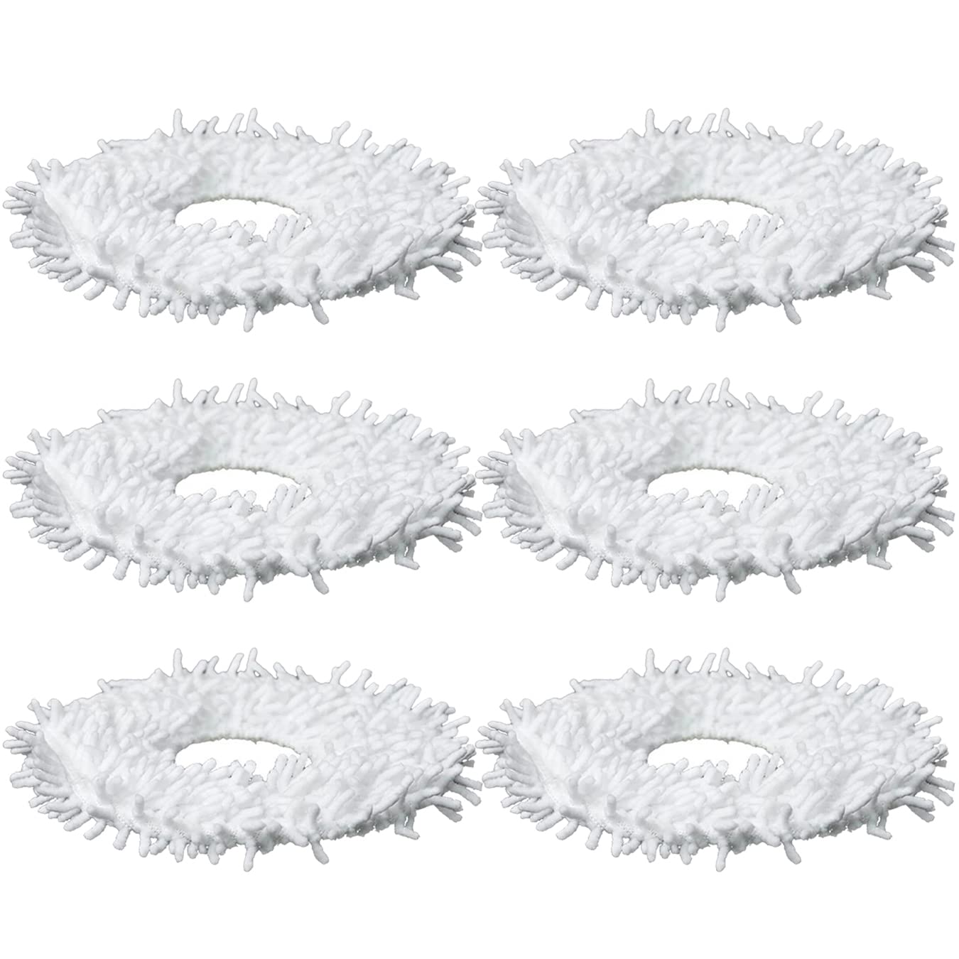 6Pcs Replacement Mop Cloth Pads for Yeedi Mop Station Self-Cleaning Robot - Washable Microfiber Cleaning Pads for Vacuum Robot Accessories - Perfect for Hardwood Floors, Tile & Pet Hair Cleaning