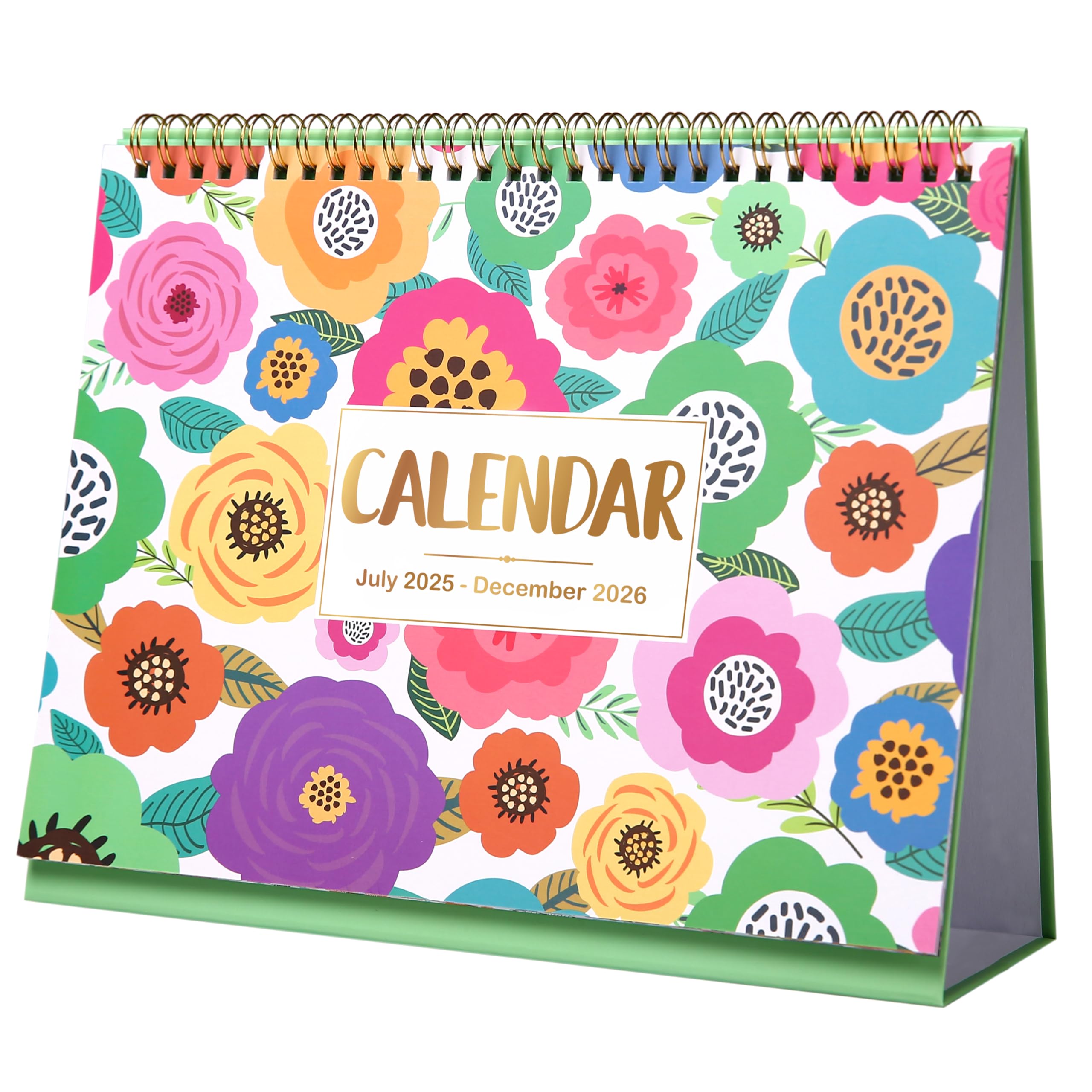 2025-2026 Standing Flip Desk Calendar | 18-Month Planner (July 2025 - December 2026) | 9.8