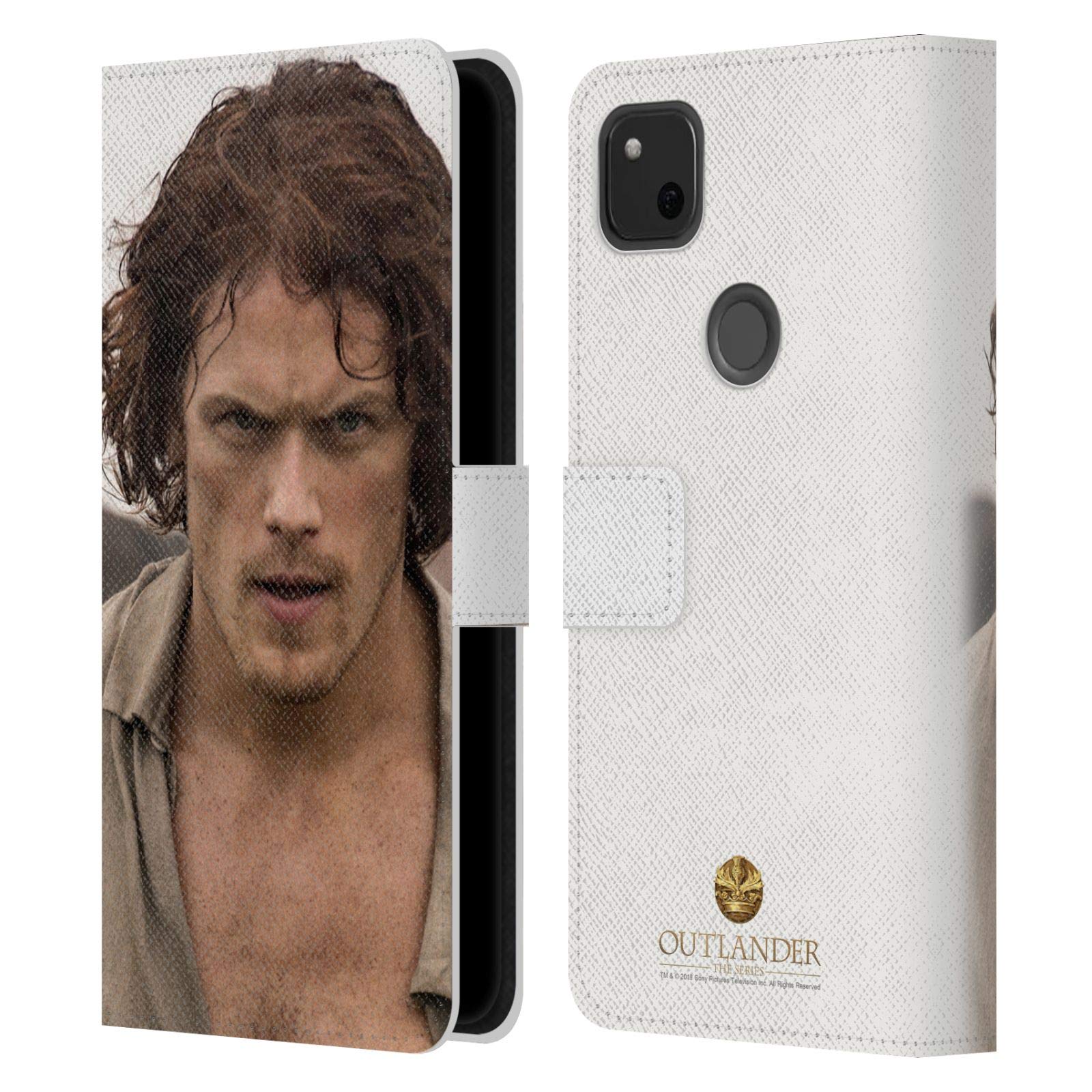 Outlander Jamie Leather Wallet Case for Google Pixel 4a - Perfect for Book Lovers & Travel