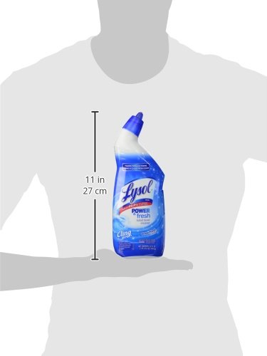 Lysol Clean & Fresh Toilet Bowl Cleaner - Ocean Fresh Scent, 24 Ounce (Pack of 4) | Powerful Bathroom Cleaning Solution for Toilets, Tubs & Showers | Eliminates Odors & Leaves Fresh Citrus Fragrance