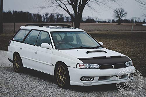 Subaru Legacy Hood Bra Cover 1995-1999 - Custom Fit Car Bonnet Mask Protector for Paint Protection & Road Debris - Perfect for Daily Commute & Road Trips