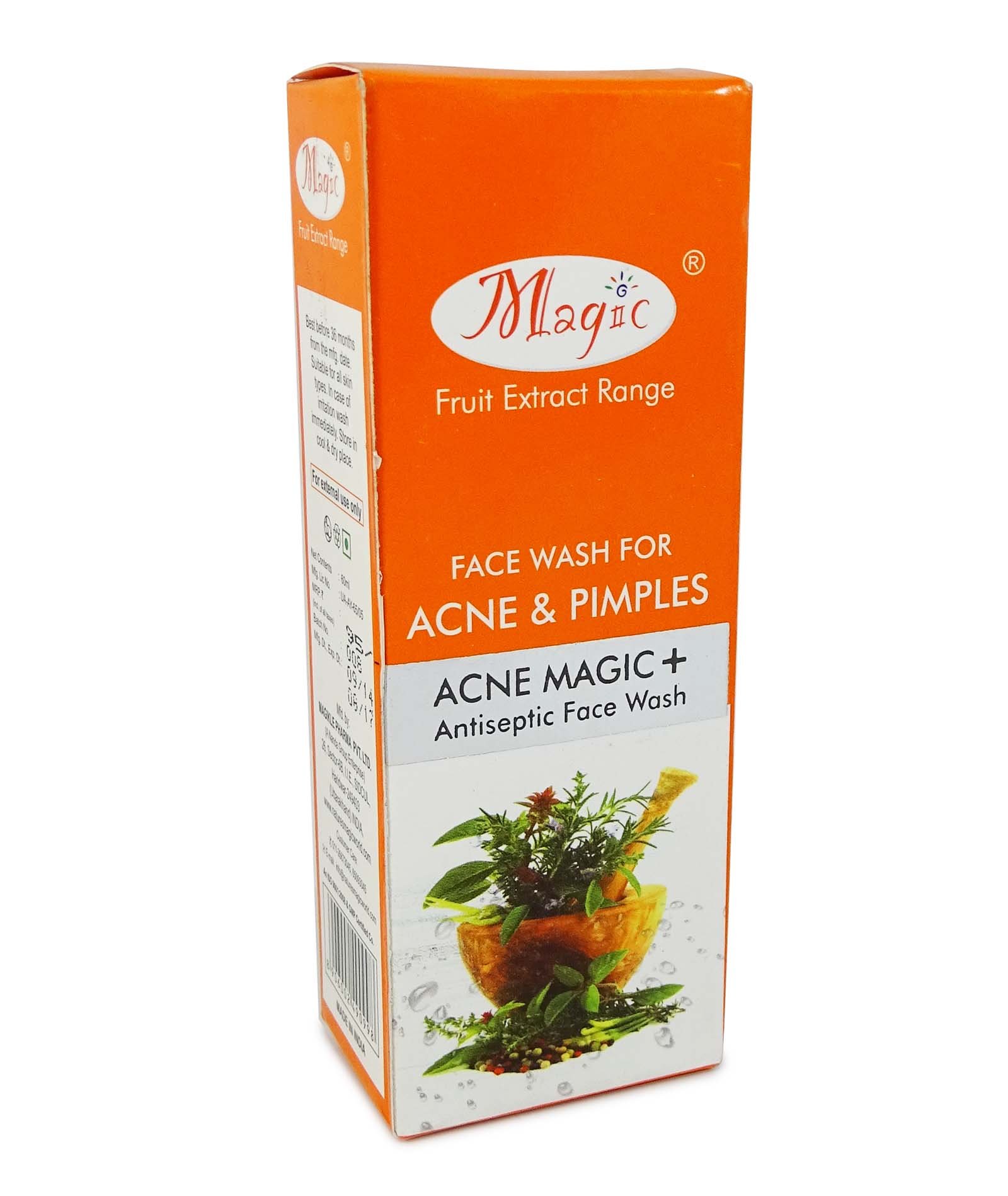 Nature's Essence Acne Magic Face Wash 60ml - Gentle Cleansing for Oily & Acne-Prone Skin - Perfect for Daily Skincare Routine & Travel