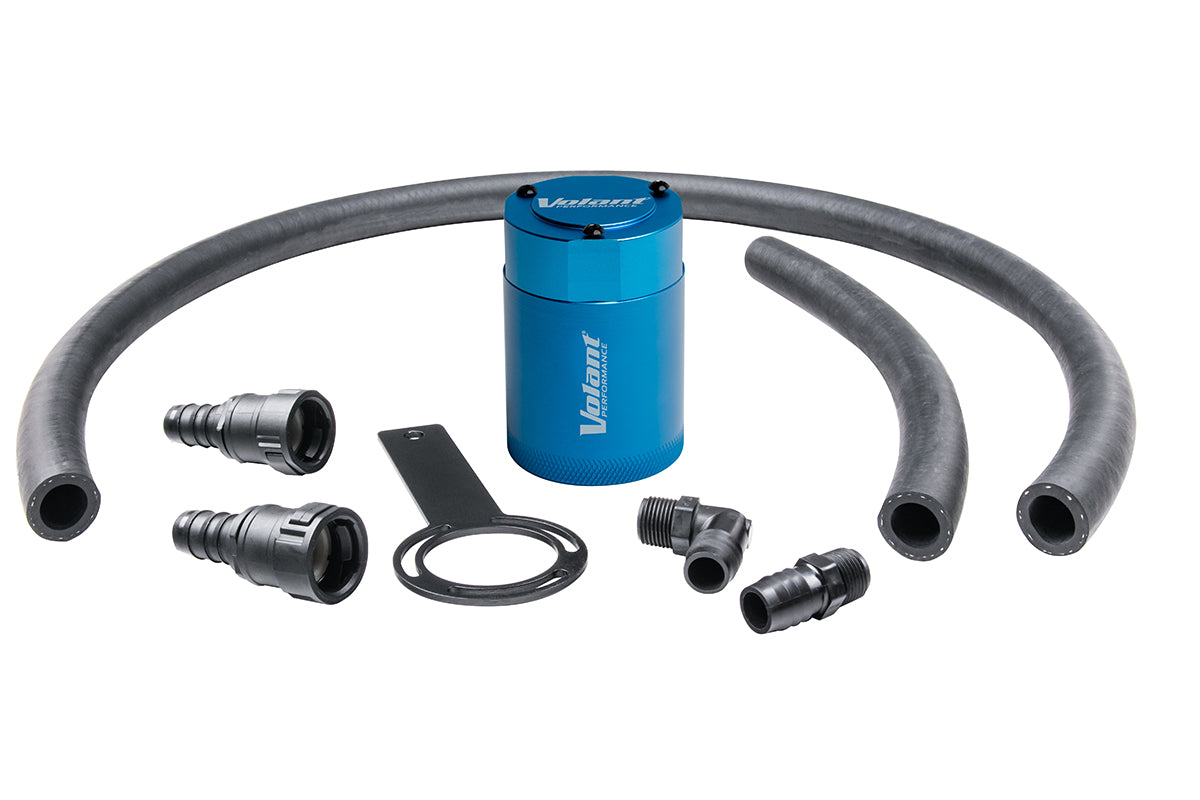 High Performance Aluminum Oil Catch Can with Bracket (VC0002) - Compatible with 2018-2023 Jeep Wrangler JL & 2020-2023 Gladiator JT 3.6L V6 - Engine Protection & Oil Breather System Upgrade for Off-Road & Daily Driving
