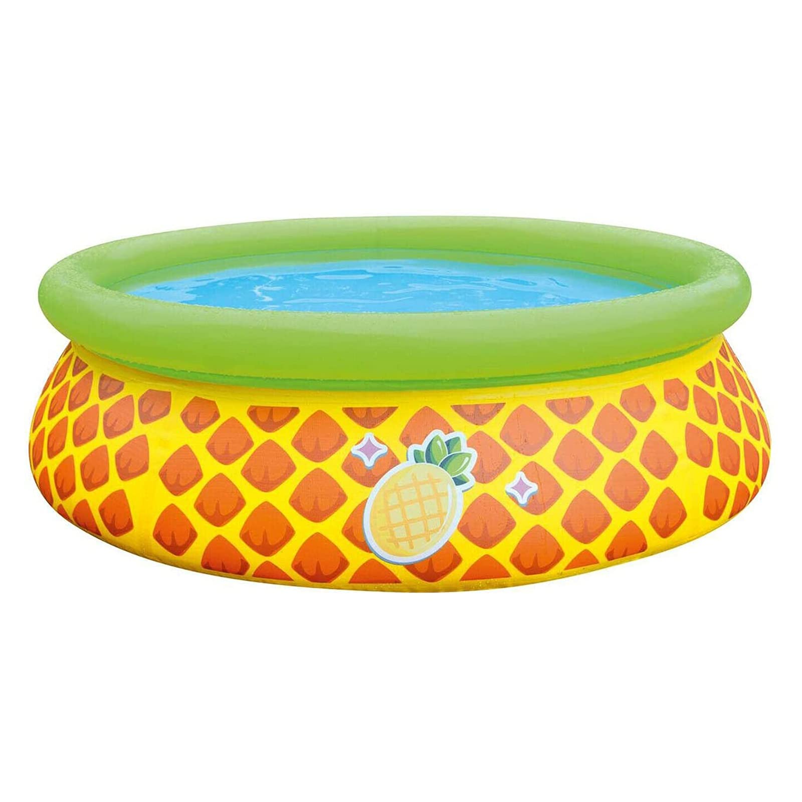 YEHEI Inflatable Swimming Pool for Kids & Adults - Above Ground Family Pool, Ball Pit, Kiddie Pool - Portable Easy Setup for Outdoor Backyard, Garden, Beach, Parties (Pineapple Design) - Perfect for Summer Fun, Birthday Parties & Family Gatherings