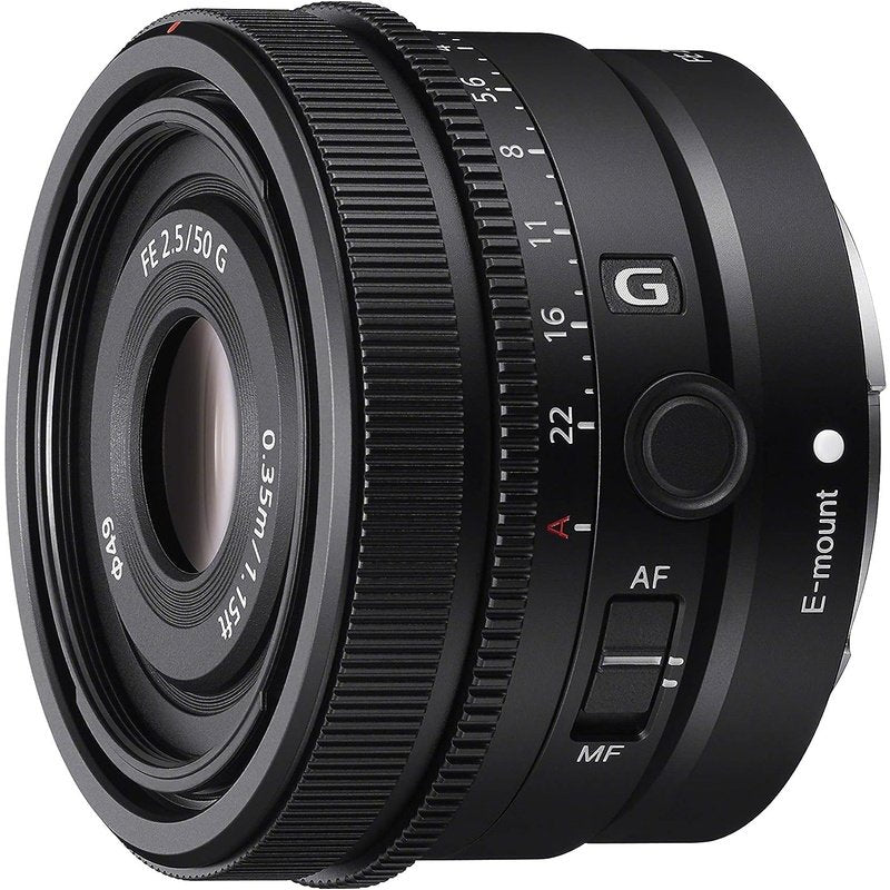 Sony FE 50mm F2.5 G Full Frame Ultra Compact Prime Lens for Portrait, Street & Travel Photography - Perfect for Sony Mirrorless Cameras