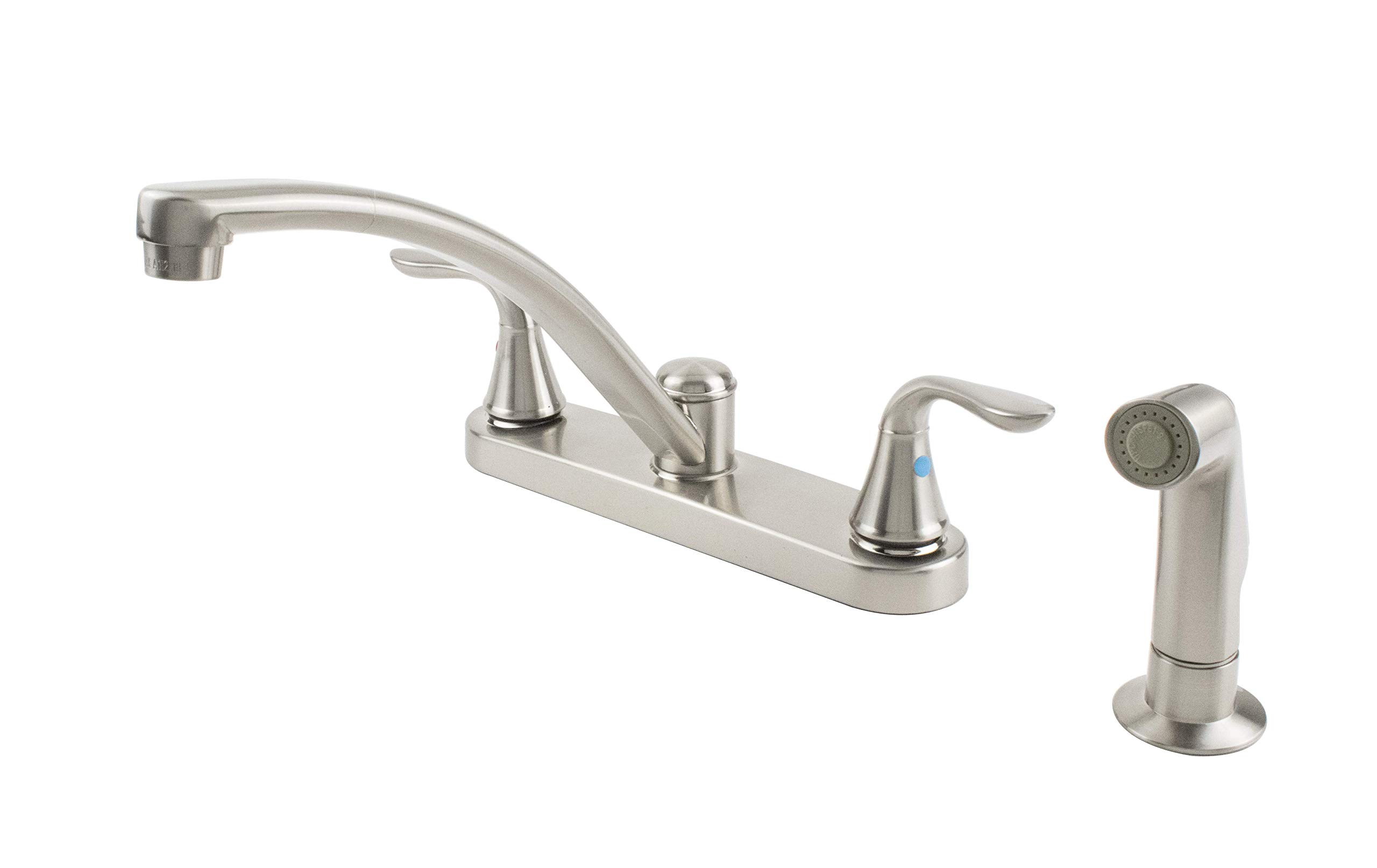High-Quality Traditional Kitchen Faucet with Pull-Down Sprayer - Durable Brass Construction for Modern & Classic Kitchens - Perfect for Cooking, Washing Dishes & Food Prep