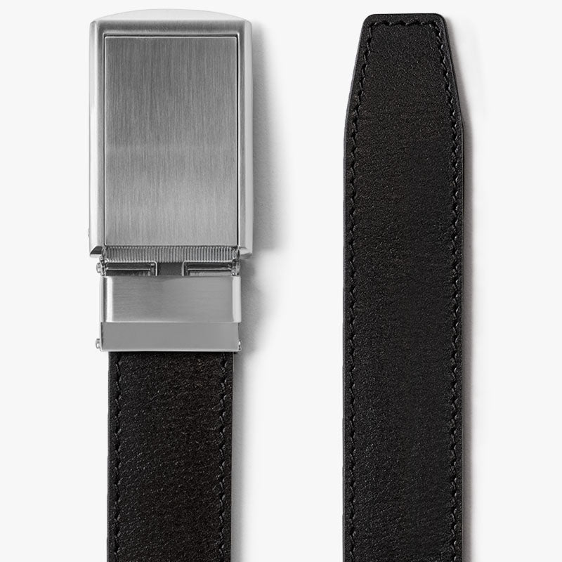 Premium Black Full Grain Leather Belt for Men - Durable & Stylish Casual & Dress Wear - Perfect for Office, Wedding & Everyday Use