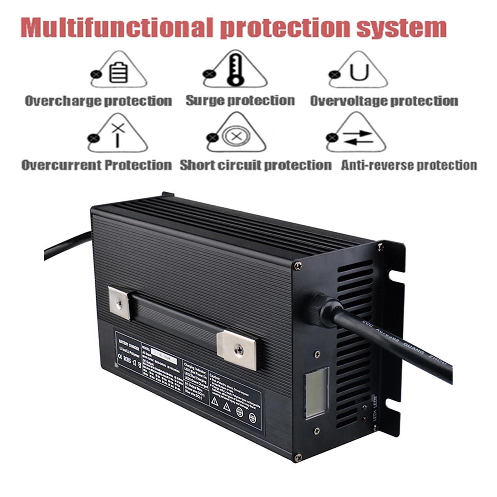 48V 25A Electric Vehicle & Forklift Battery Charger for Lead-Acid Batteries | Fast Charging, Durable & Waterproof | Perfect for Warehouses, Logistics & Industrial Use