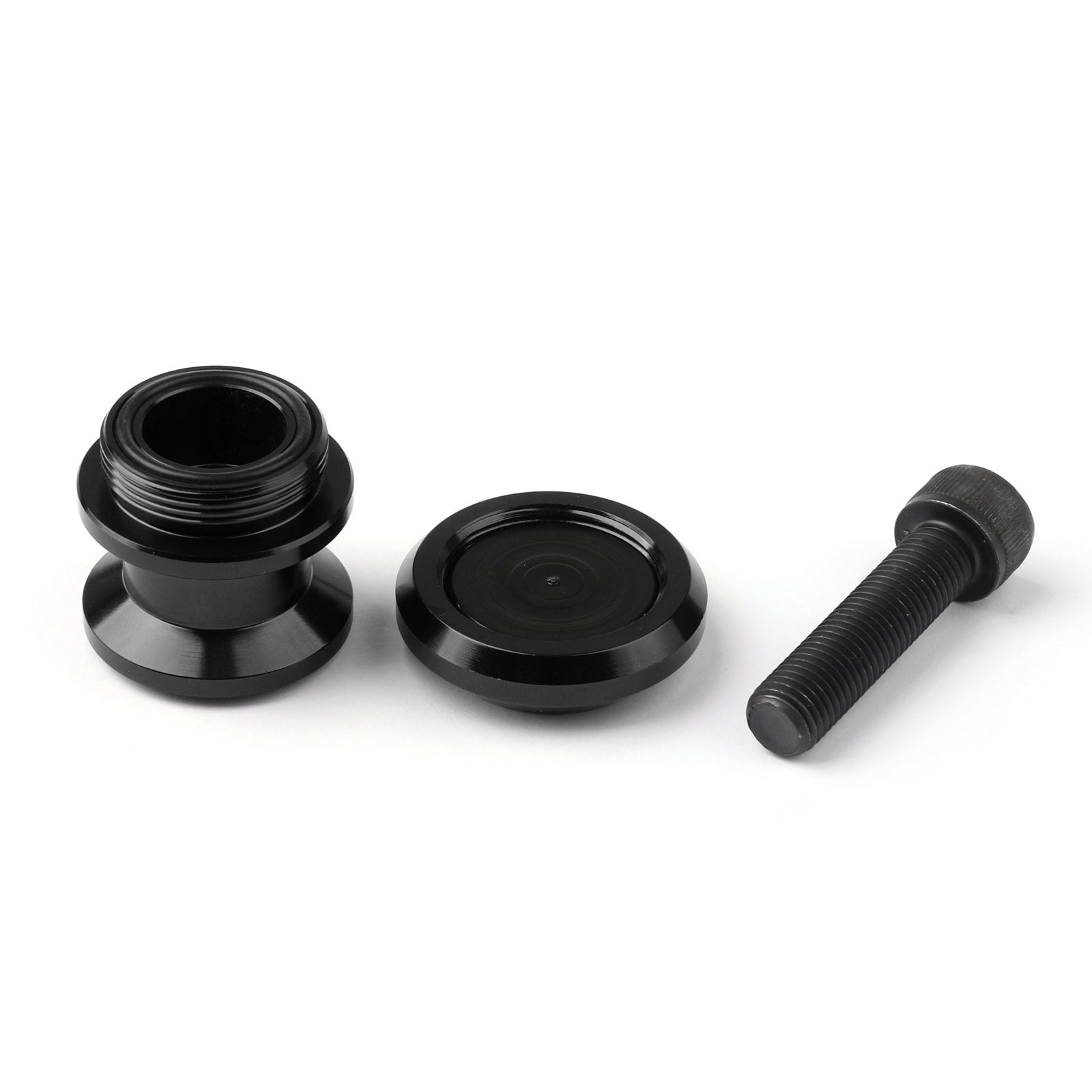 10mm Billet Aluminum Swingarm Spools Sliders for Kawasaki Ninja 250R 300 400 650 1000 ZX6R ZX10R - 7 Color Options - Motorcycle Protection for Parking & Maintenance
