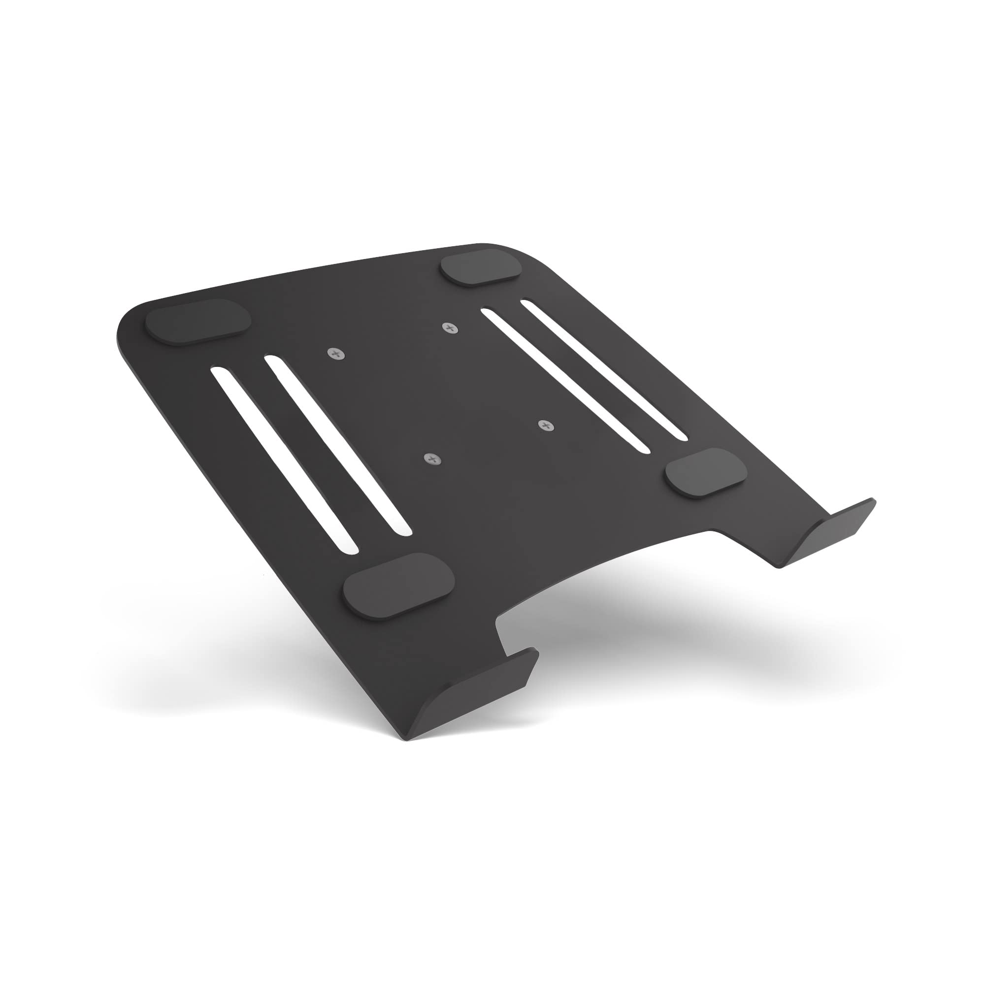 InLine 23162A Adjustable Laptop Mount with VESA 75 Adapter - Ergonomic Computer Stand for Home & Office Workspace Setup