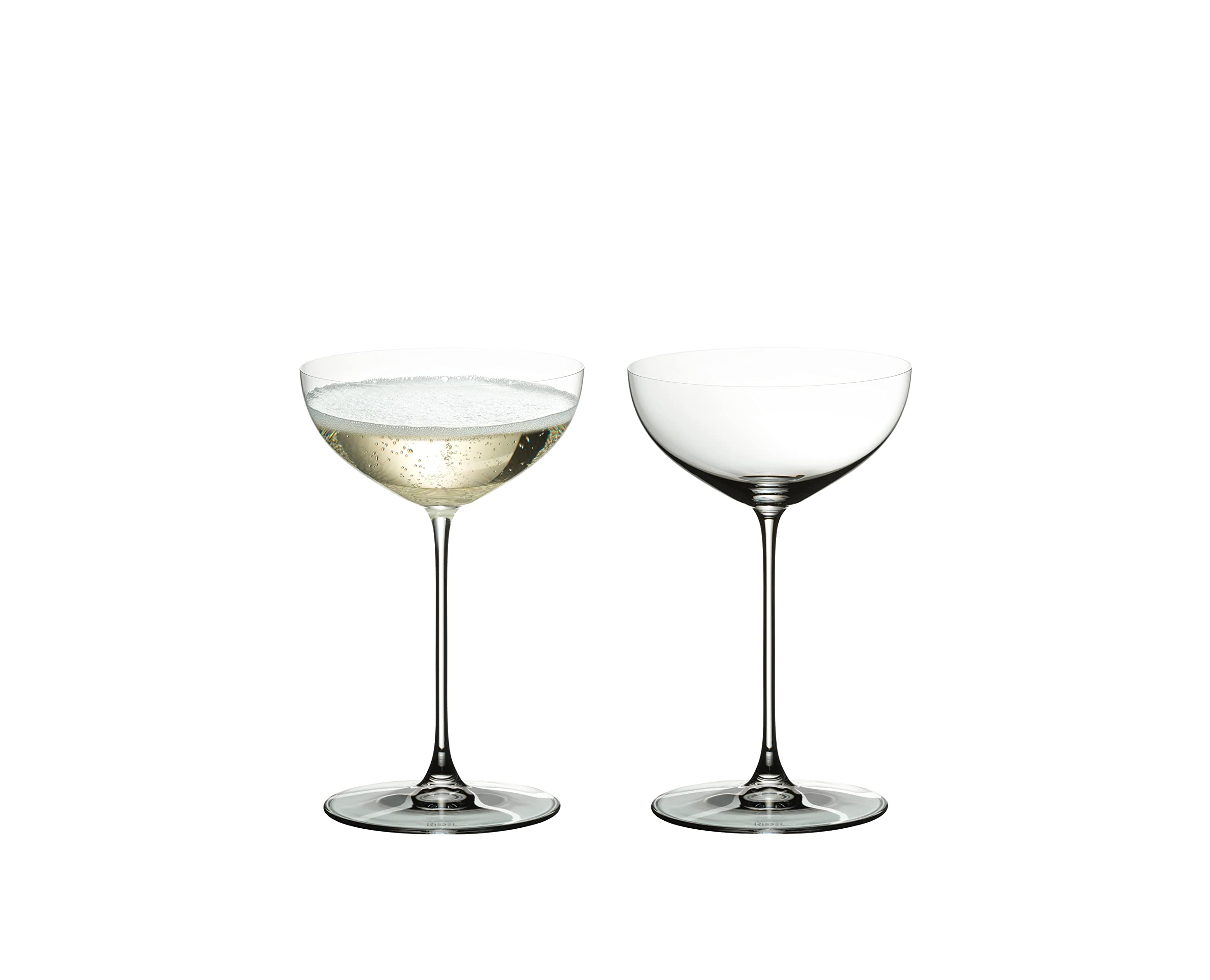 Riedel Veritas Coupe Glasses Set of 2 - Premium Crystal Champagne Flutes for Wine Tasting, Celebrations & Special Occasions