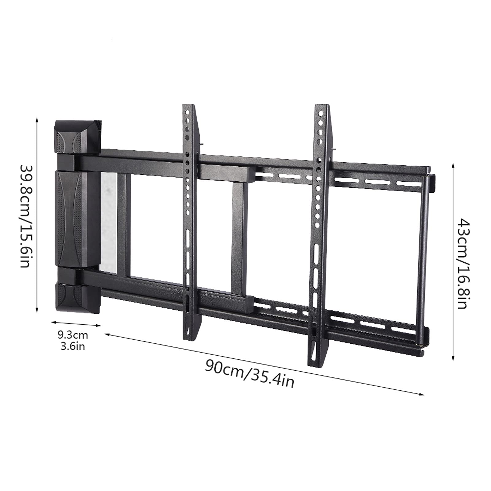 Universal TV Wall Mount Bracket for 32-55 Inch Flat Screen TVs - Adjustable Electric TV Stand with Remote Control, 360° Rotation, Smart Fixed Design for Living Room, Bedroom & Office
