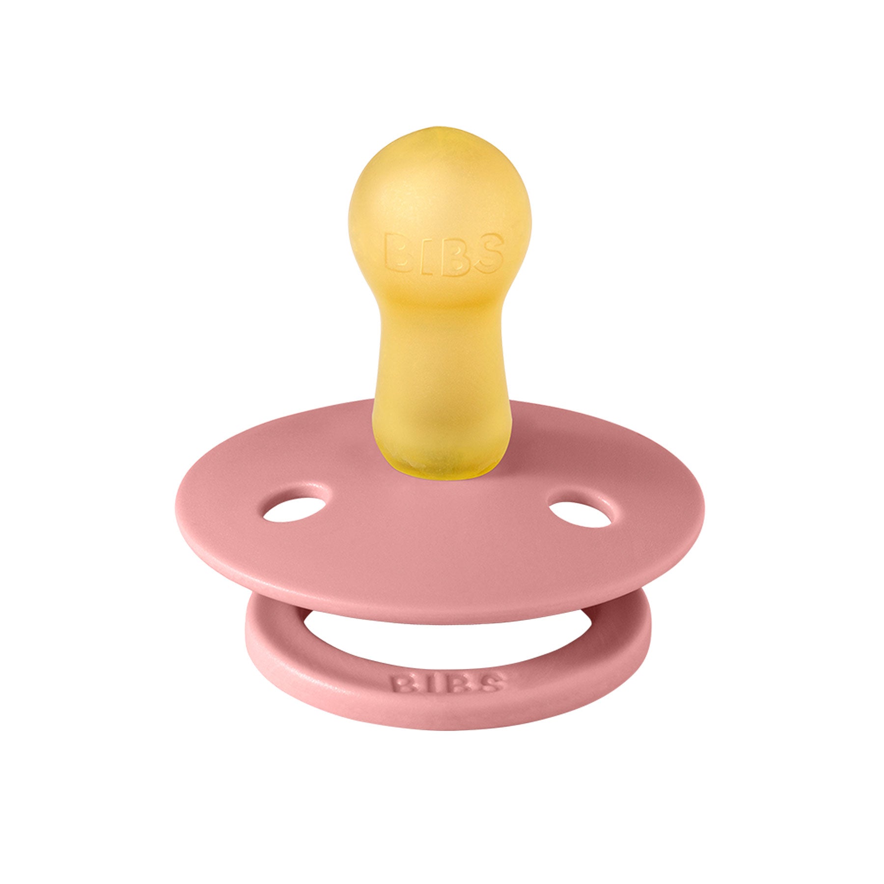 2 Pack Baby Pacifier Set - Dusty Pink & Coral | Soothing Newborn Pacifiers for Day & Night Comfort | Perfect for Infants, Toddlers & Travel