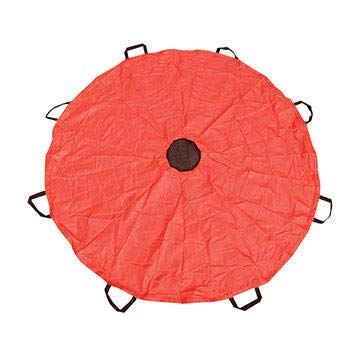 Vibrant 6-Foot Solid Color Play Parachute Set of 6 - Perfect for Kids Outdoor Games, Gym Class Activities & Team Building Exercises