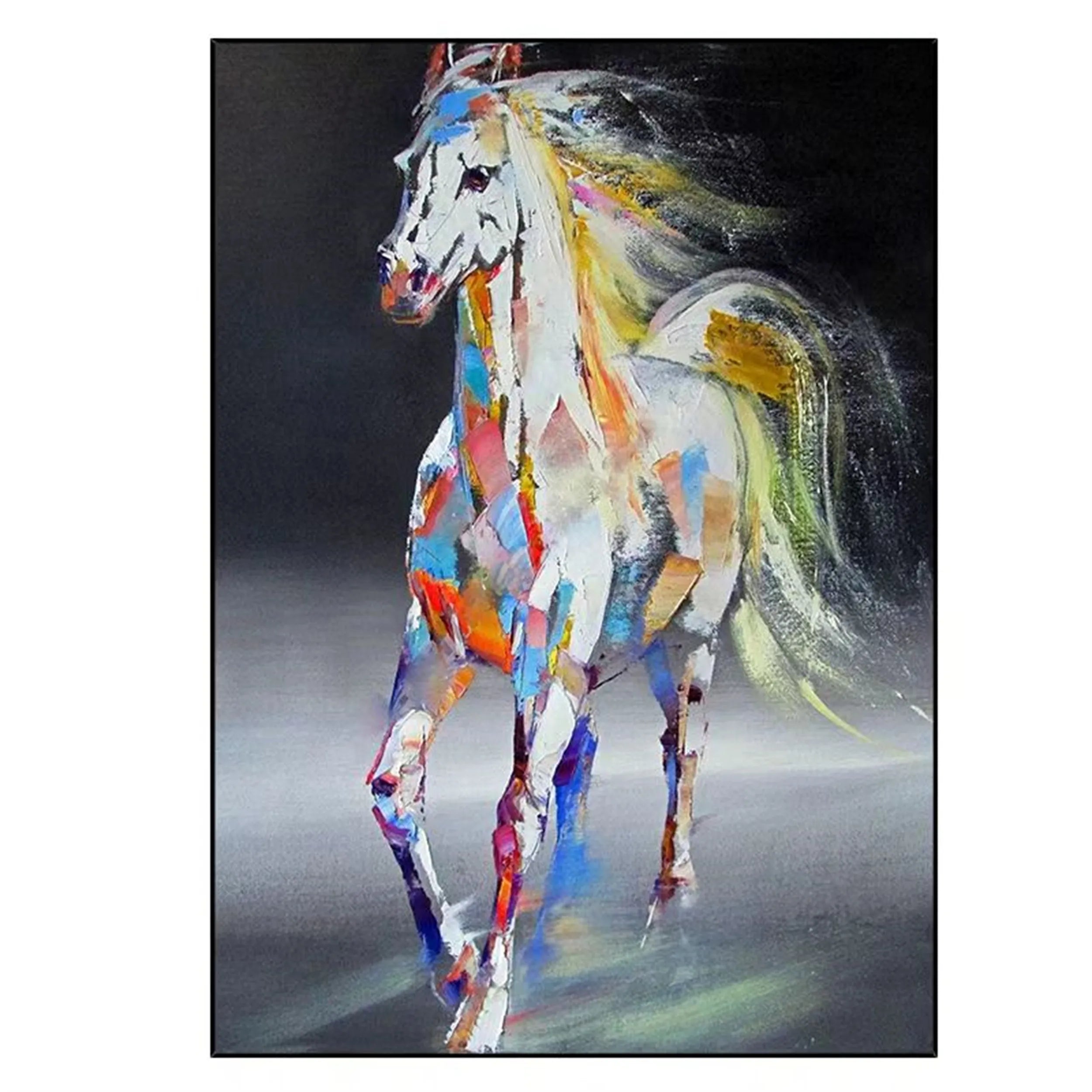 Animal Art Painting #AP036 - Handmade Canvas Wall Decor for Living Room, Bedroom & Office - Perfect Gift for Pet Lovers & Home Decor
