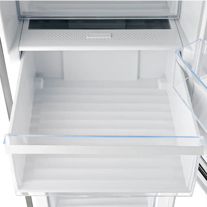 FORNO Guardia 46.8 Inch 21.6 cu.ft Stainless Steel Side by Side Refrigerator with Bottom Freezer - Model FFFFD1778 48S - Perfect for Modern Kitchens and Open Floor Plans