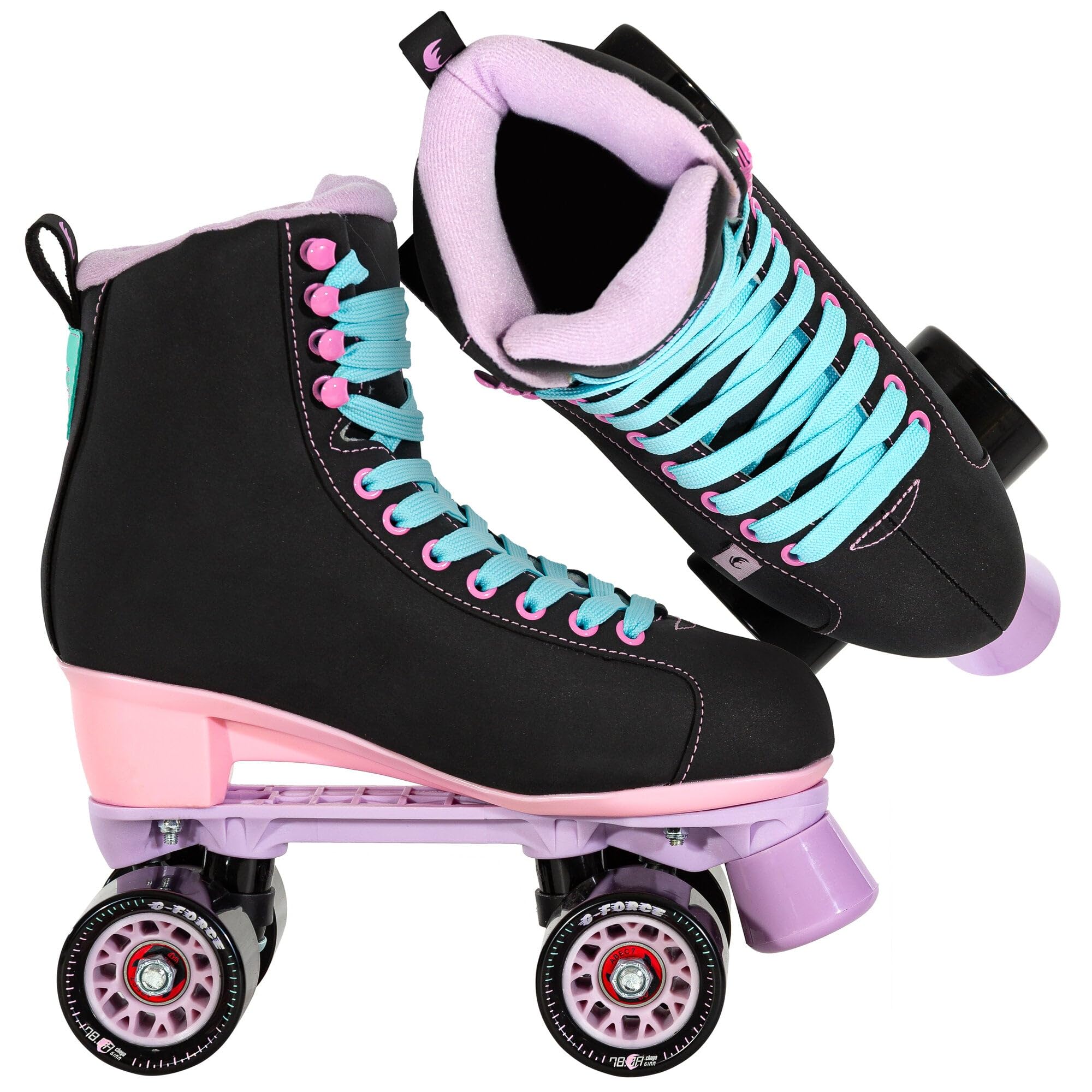 Chaya Melrose Lavender Roller Skates for Women - Outdoor & Indoor Quad Skates with Lightweight Design - Perfect for Rink, Park, and Street Skating