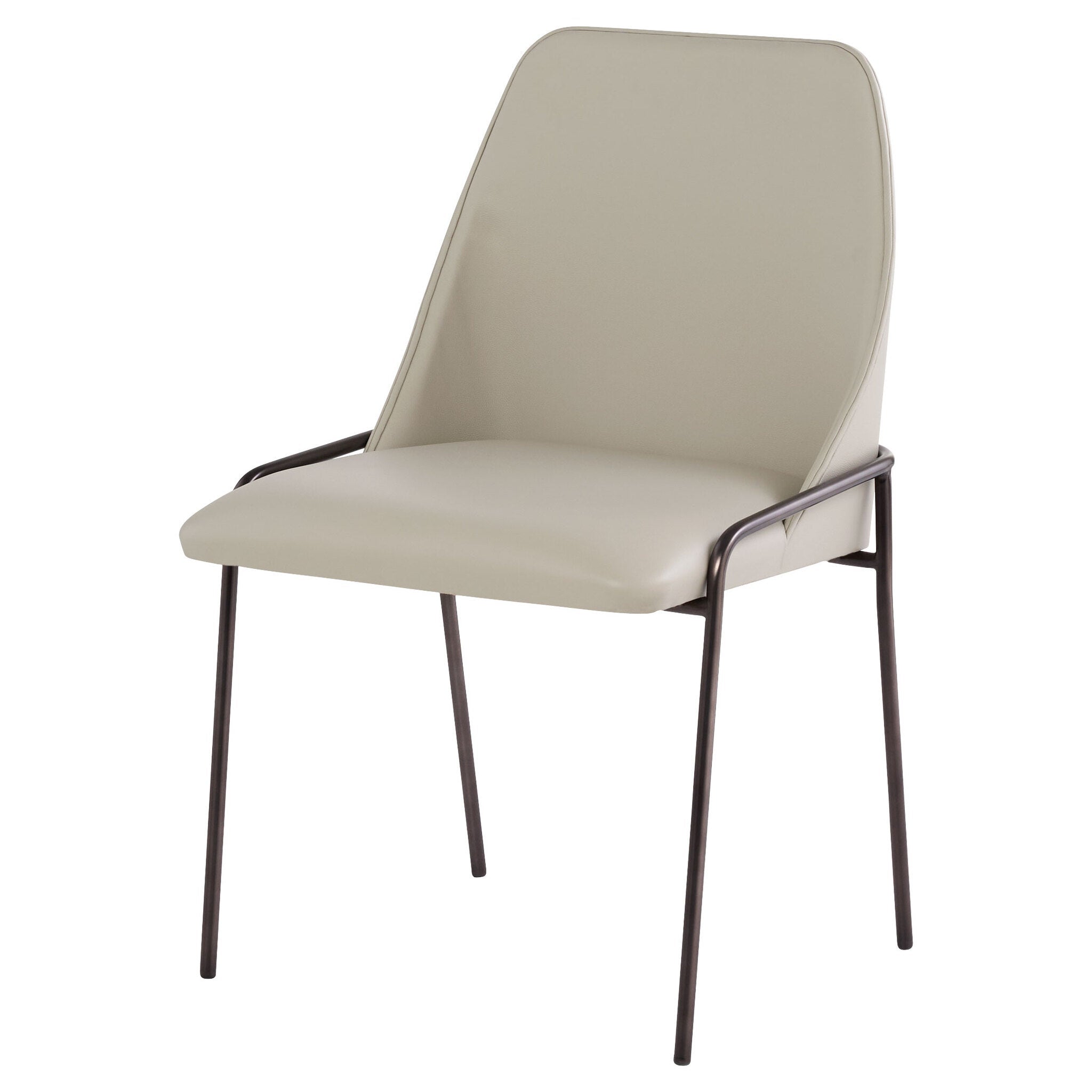 Cyan Design 11733 Suez Dining Chair - Onyx & Taupe Upholstered Modern Dining Room Chair for Home & Restaurant Use