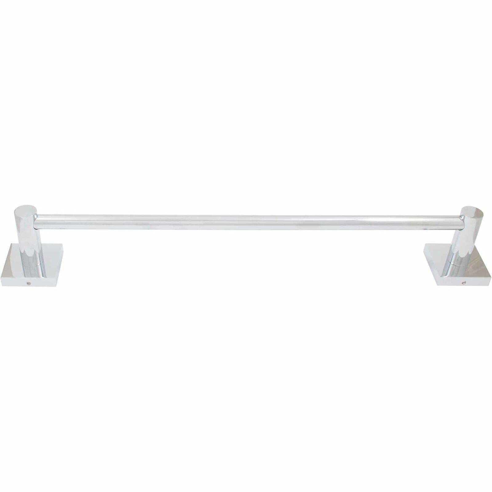 CompreDH Stainless Steel Towel Bar - Heavy Duty Bathroom Towel Rack with Wall Mounted Shelves, Space Saving Towel Holder for Hand/Bath Towels - Perfect for Bathroom, Kitchen, Laundry Room Organization