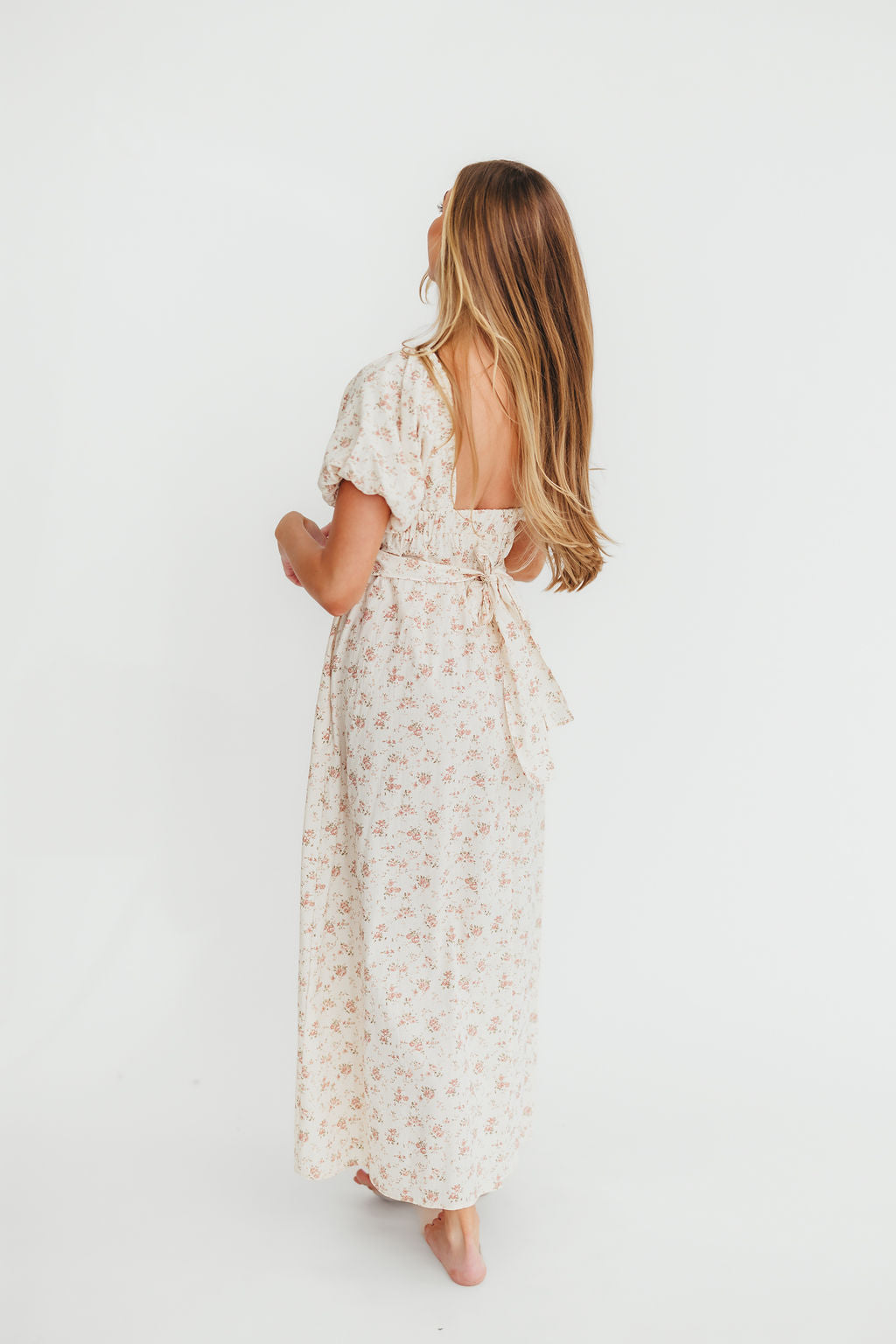 Finley 100% Cotton Peplum Midi Dress - Petal Pink | Bump & Nursing Friendly Maternity Dress | Perfect for Baby Showers, Nursing & Everyday Wear