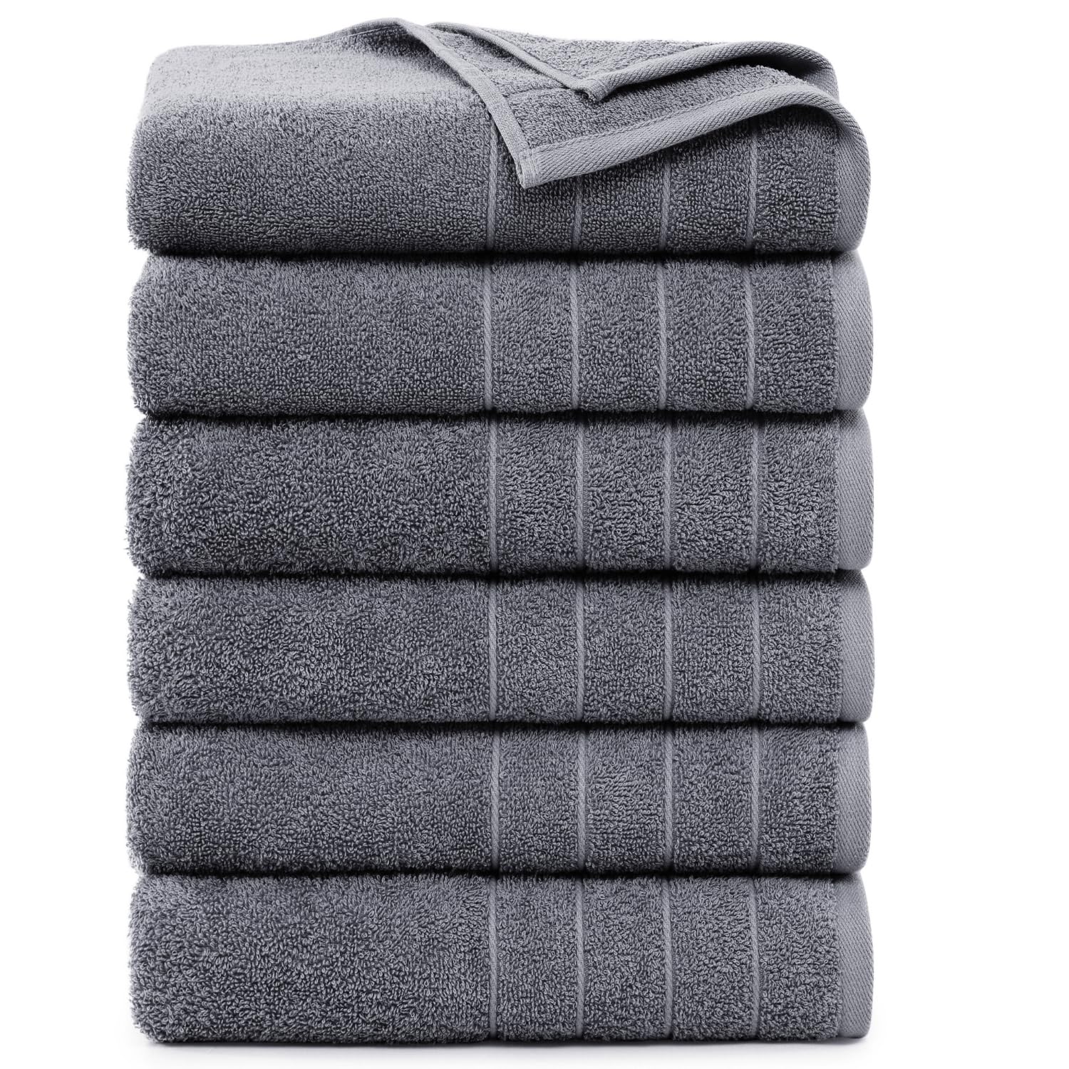 Premium 6-Pack Casa Platino Bath Towels - 24