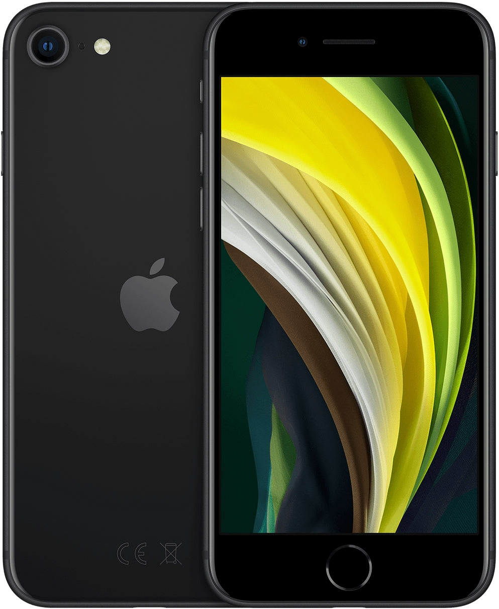 Refurbished Apple iPhone SE (2020) - 64GB/128GB/256GB, Unlocked Smartphone for AT&T, T-Mobile, Verizon - Perfect for Work, Travel & Everyday Use