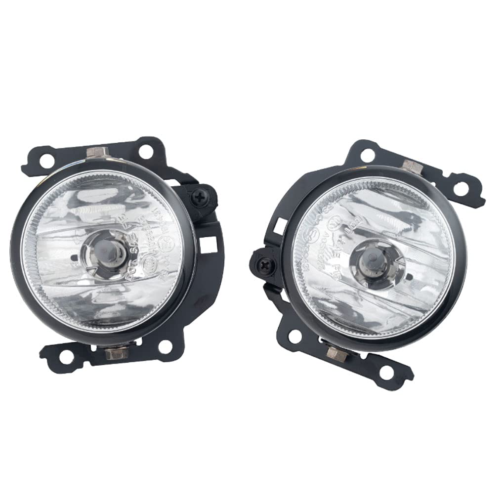 2017-2019 Mitsubishi Outlander LED Fog Light Assembly Kit - Complete Left & Right Replacement Set with Bulbs | Perfect for Night Driving & Off-Road Adventures
