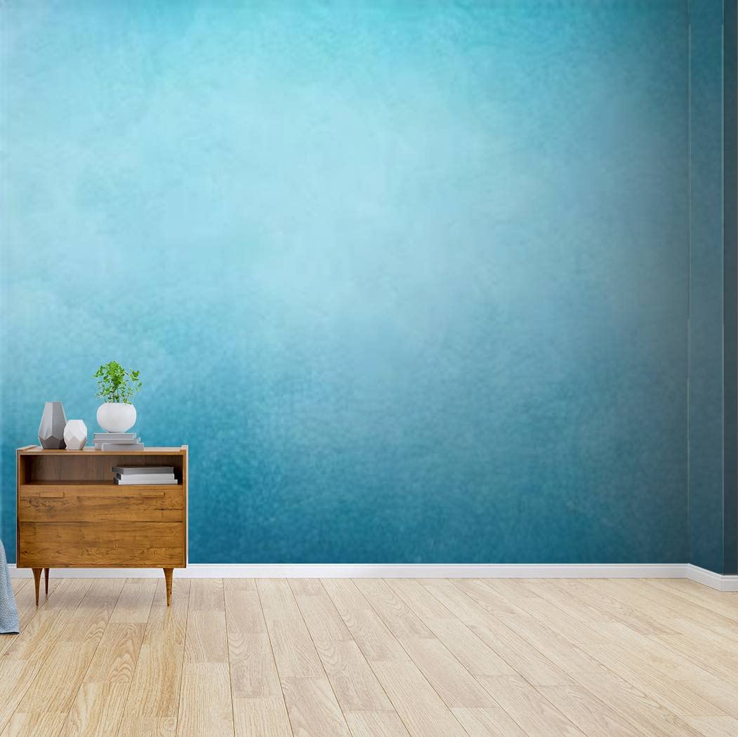 Vintage Blue Textured Abstract Plaster Peel & Stick Wallpaper - Self-Adhesive Canvas Wall Mural Decal for Living Room, Bedroom & Home Decor - Perfect for Accent Walls, DIY Projects & Interior Design