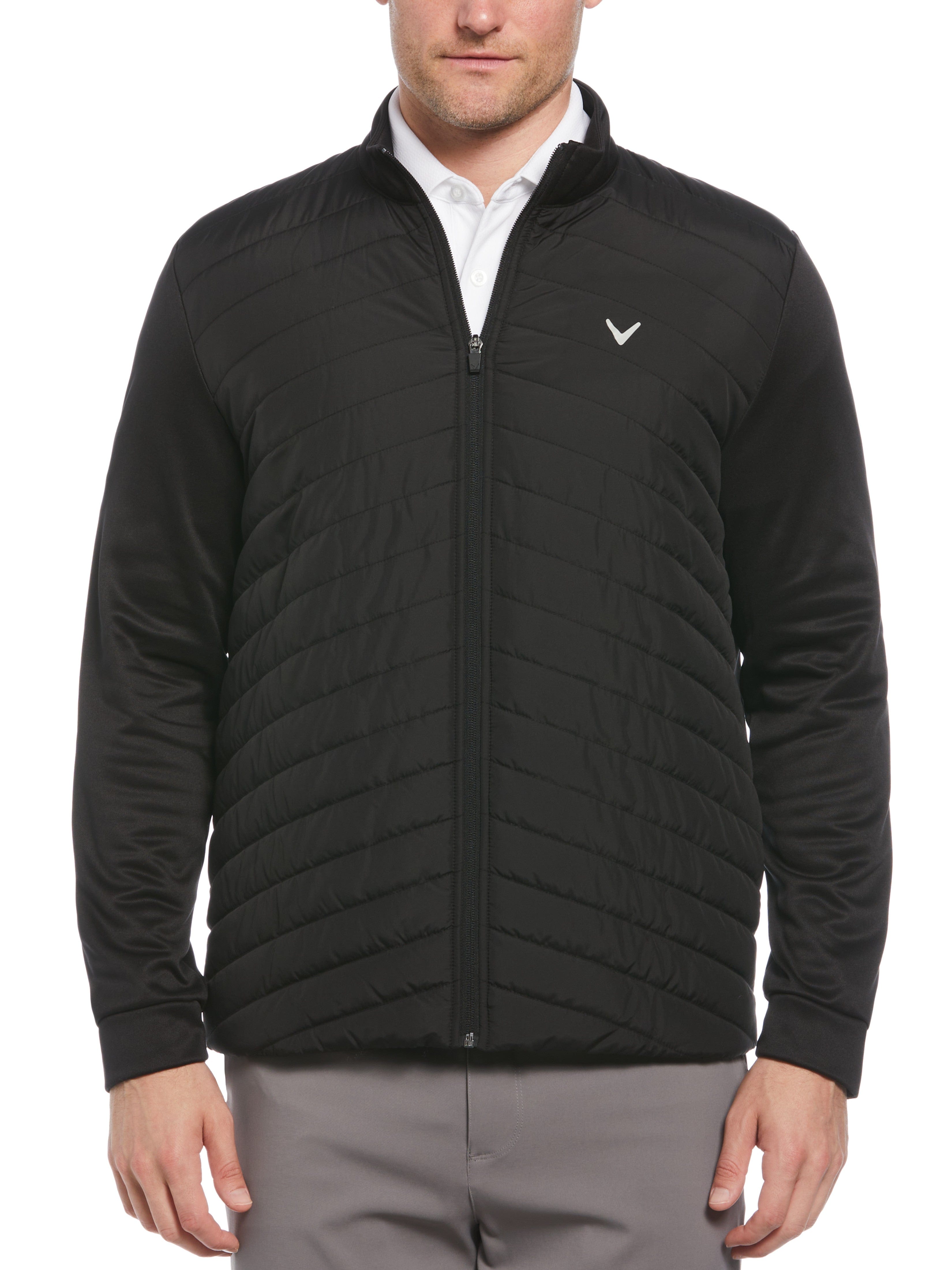 Men's Lightweight Quilted Puffer Jacket for Golf & Outdoor Activities - Waterproof Windbreaker for Winter Sports, Hiking & Casual Wear