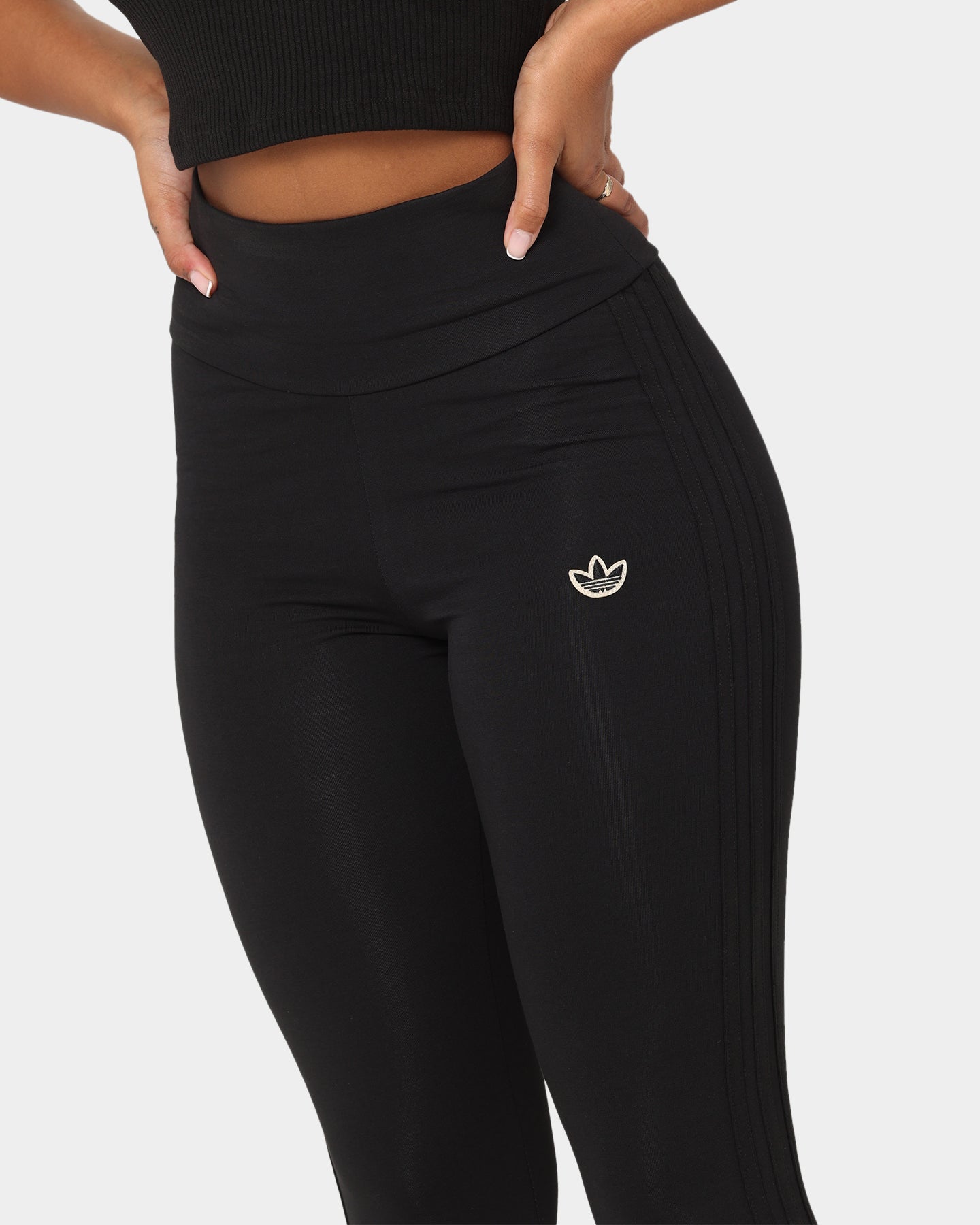 Adidas Women's Originals Class Of '72 Black Leggings - Comfortable Workout Pants for Yoga, Running & Gym