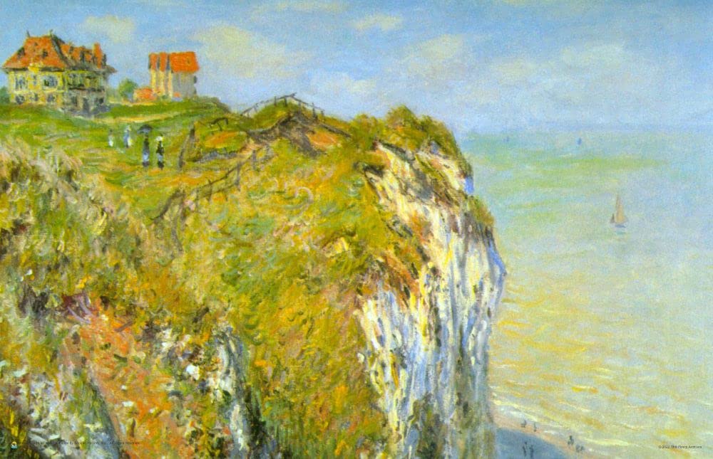 Claude Monet Scorpio Posters Cliffs Art Print - Laminated 17.5