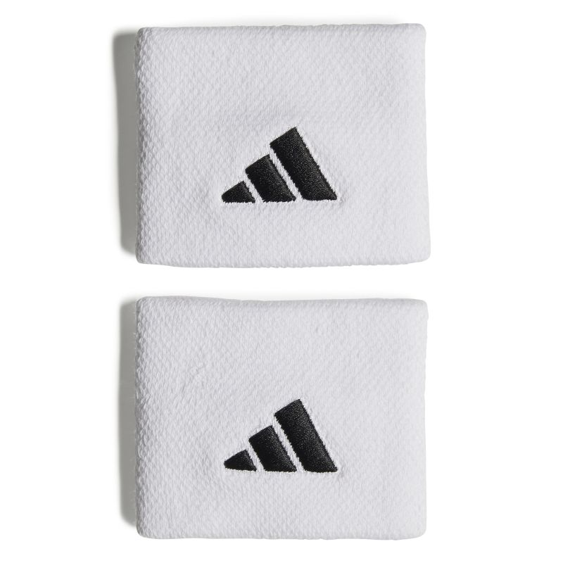 Adidas Small Tennis Wristband - Breathable Sweat Absorbent Sports Wristband for Men & Women - Perfect for Tennis, Basketball, Gym & Workout
