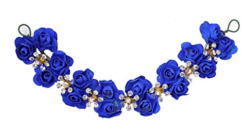Verbier Artificial Traditional Flower Hair Gajra/Veni Bun Hair Accessories For Women - Elegant Bridal Hair Jewelry for Weddings, Parties & Festivals (Model-32)