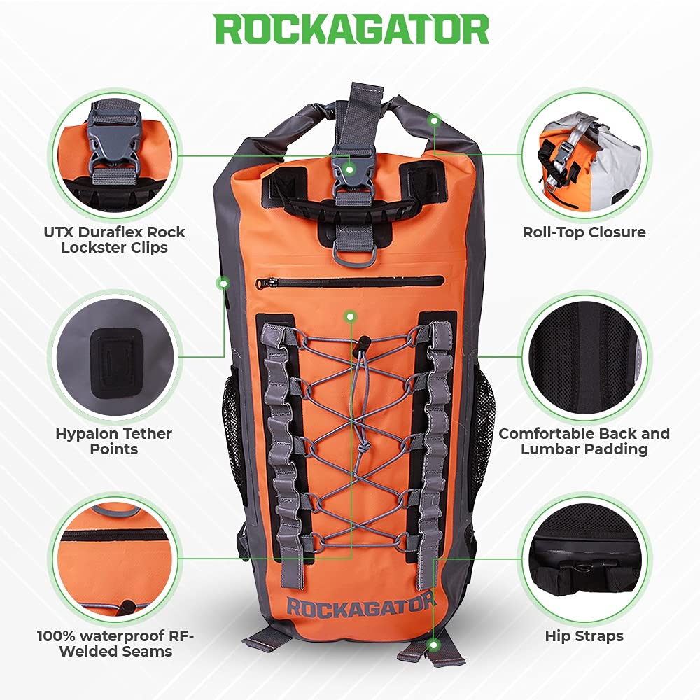 Waterproof Backpack 40L - HYDRIC Series Floating Dry Bag for Kayaking, Hiking & Water Sports | Lightweight & Durable River Pack for Outdoor Adventures