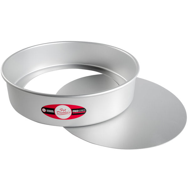 Non-Stick Round Cake Pan with Removable Bottom - 3 Inch Height for Baking Cakes, Cheesecakes, and Pies - Perfect for Home Bakers and Professional Kitchens